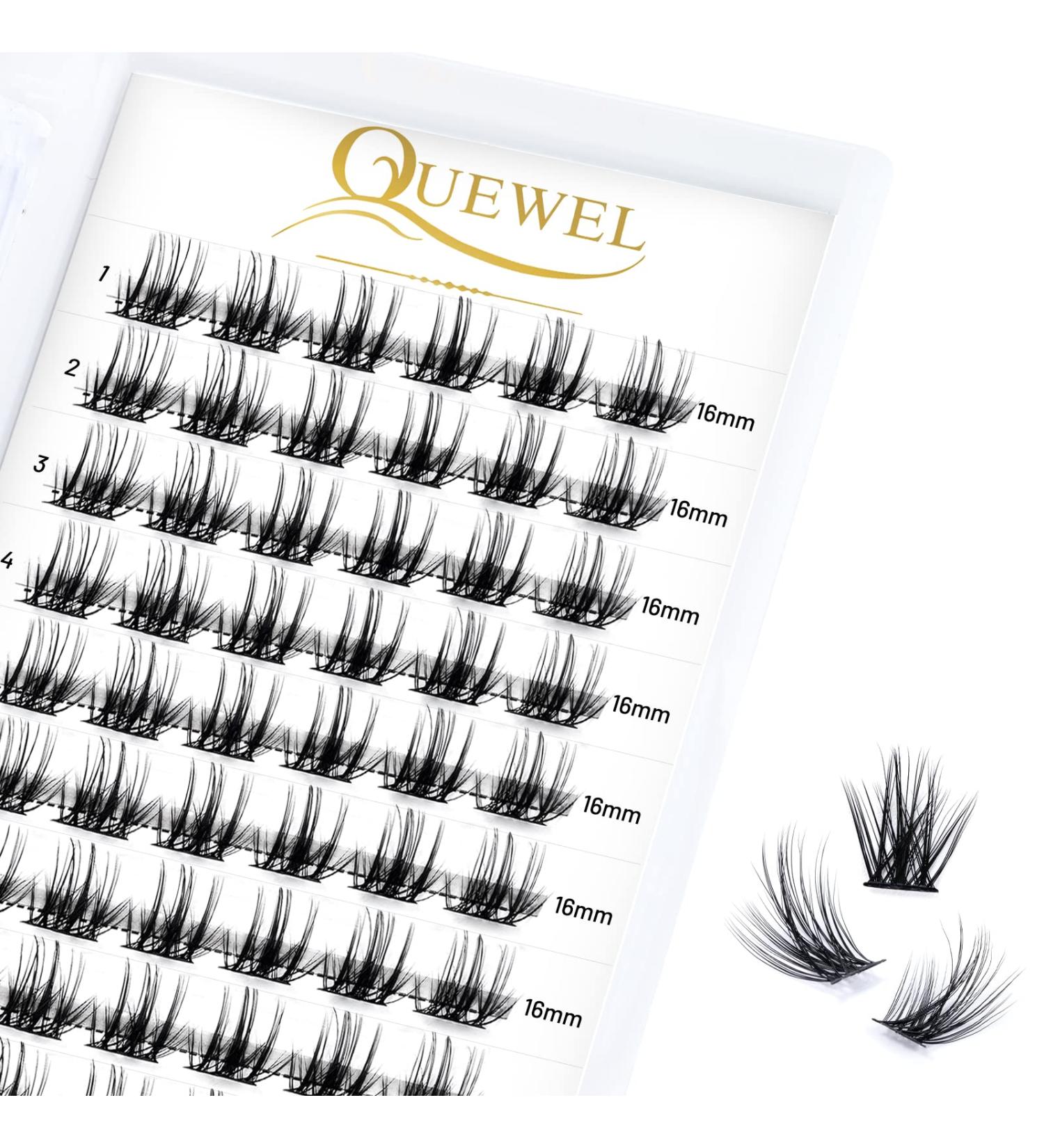 Individual Eyelash Clusters - Fluffy D Curl 16mm for DIY Extensions | International Shipping Available - Buy Online on GoSupps.com