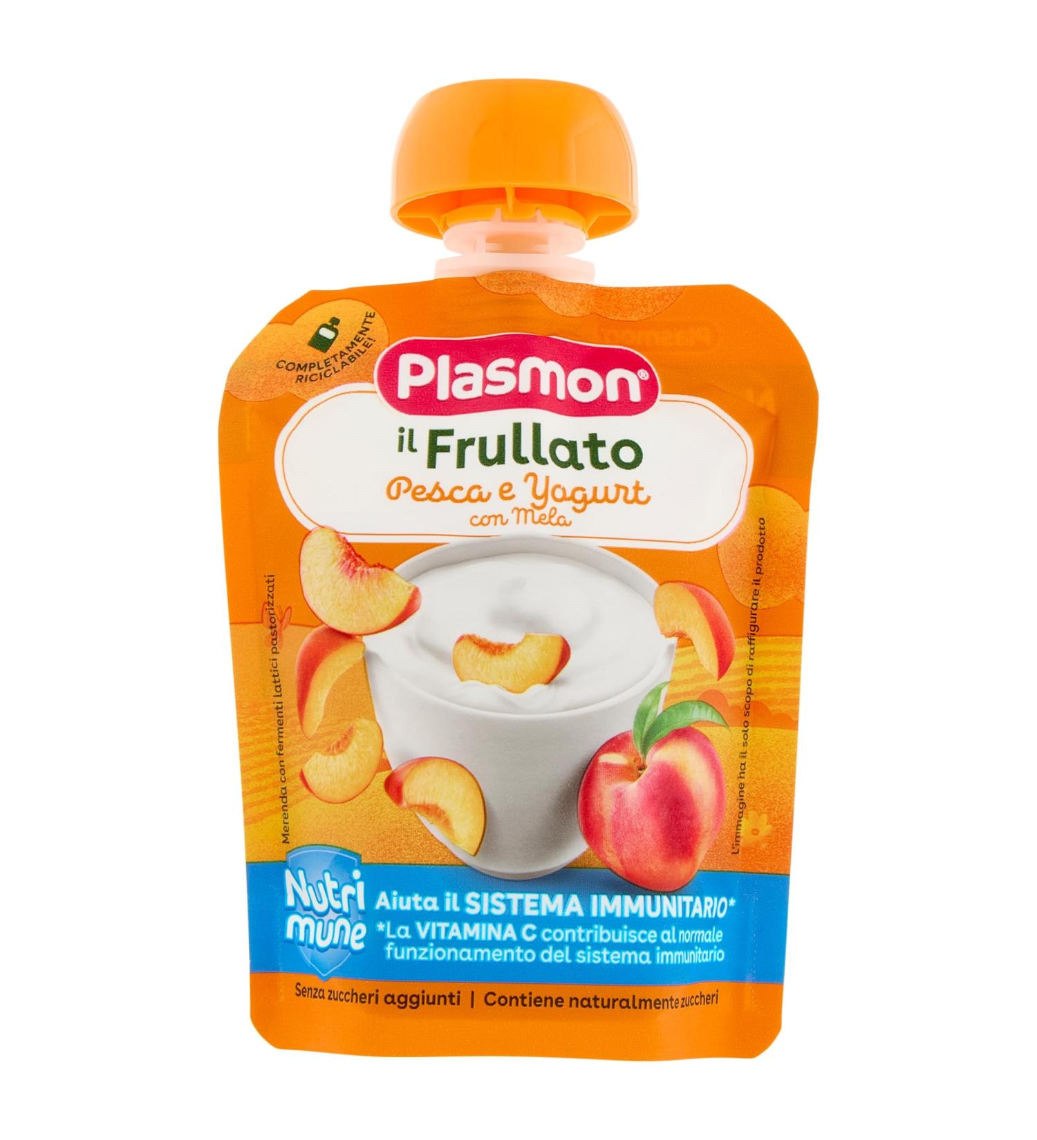 Plasmon (Heinz Italia) Plasmon Nutri-mune Peach/Yogurt with Apple 85g