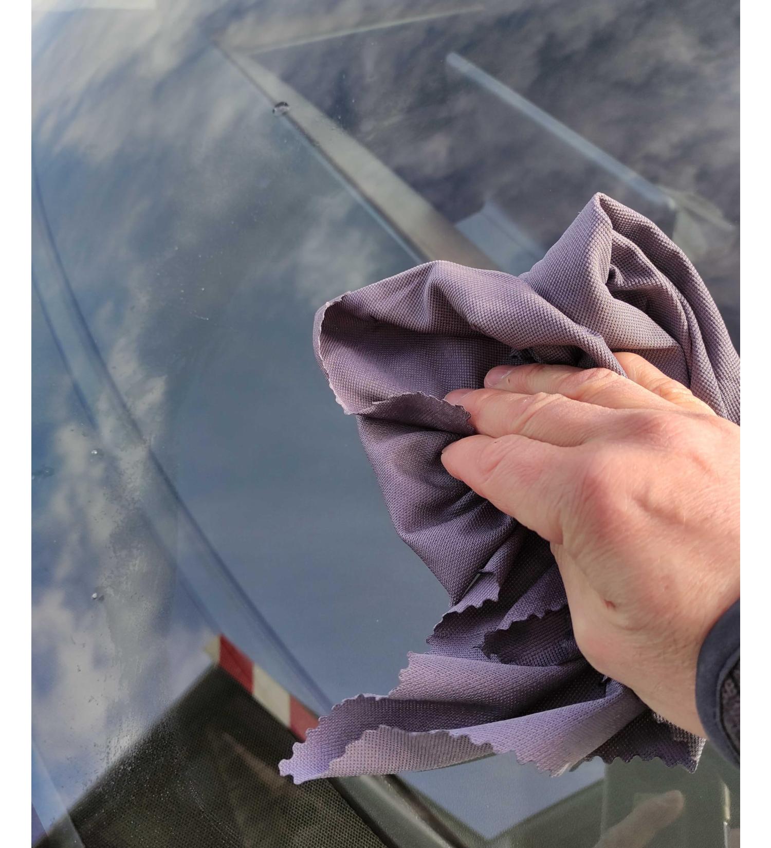 facilia microfiber window cloth for streak-free cleaning ideal for windows cars mirrors and high-gloss surfaces