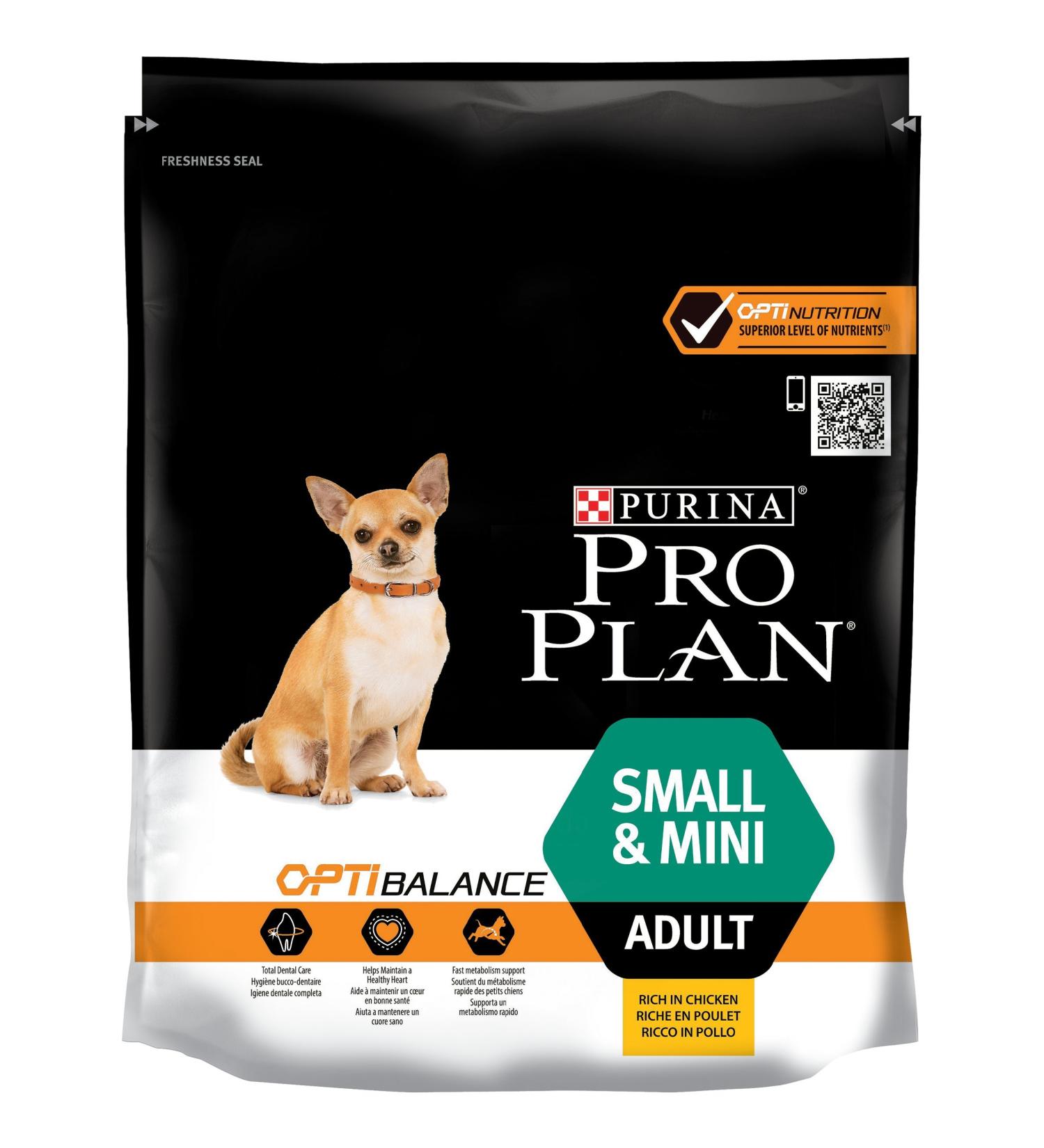 PRO PLAN Small & Mini Adult with OPTIBALANCE Rich in Chicken - 700g - Croquettes for small adult dogs - Buy Online on GoSupps.com