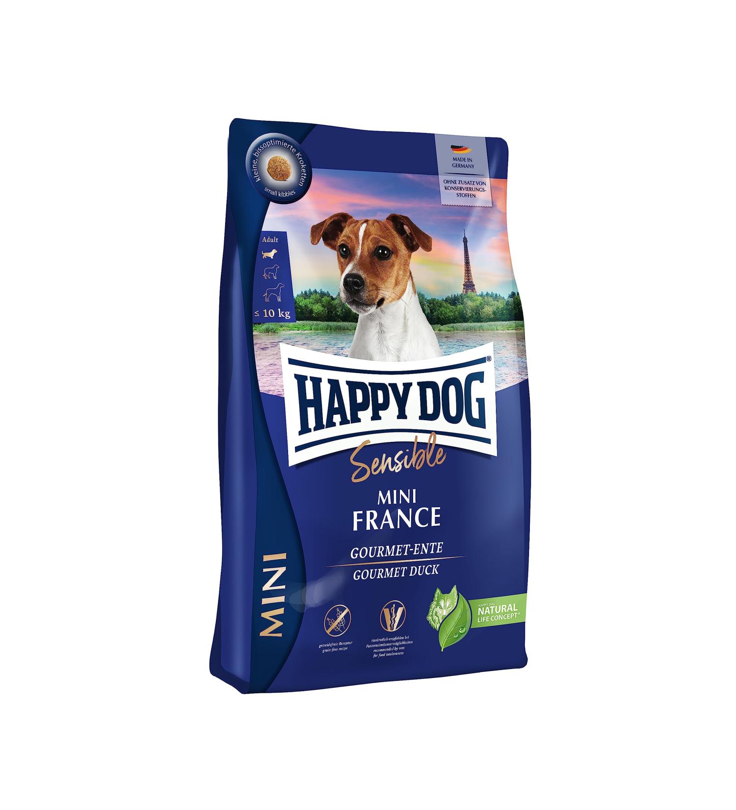 Happy Dog Sensible Mini France 800g - Premium Dog Food for Small Breeds Best Quality & Fast International Shipping - Buy Online on GoSupps.com