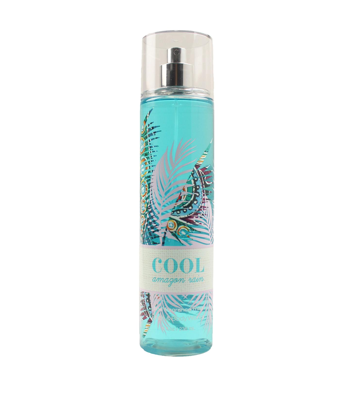 Bath and Body Works Fine Fragrance Mist Cool Amazon Rain 2017 8 Ounce Spray Full Size