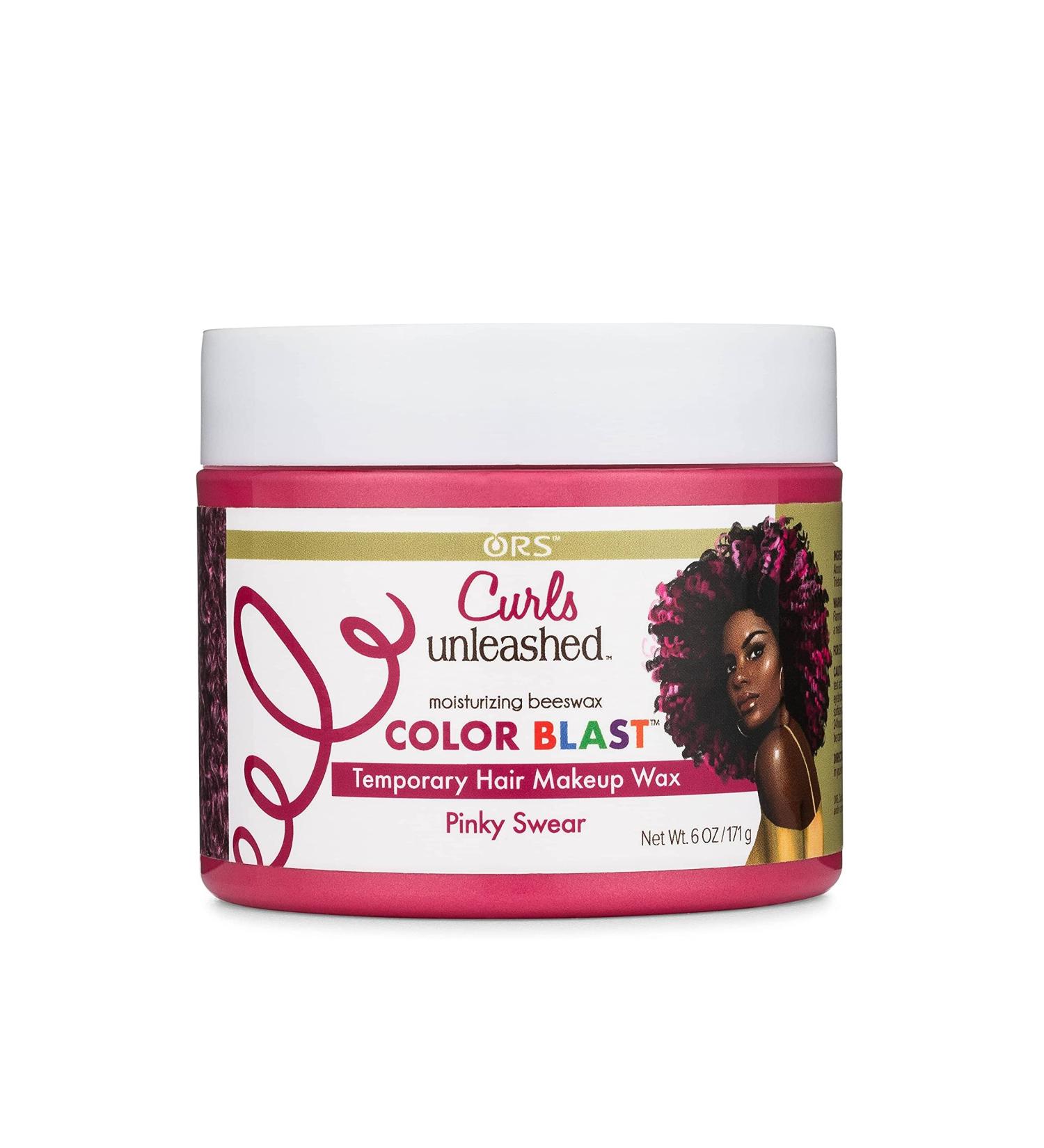 ORS Curls Unleashed Color Blast Hair Wax - Pinky Swear (6.0 oz) | Temporary Curl Defining Wax - Buy Online on GoSupps.com