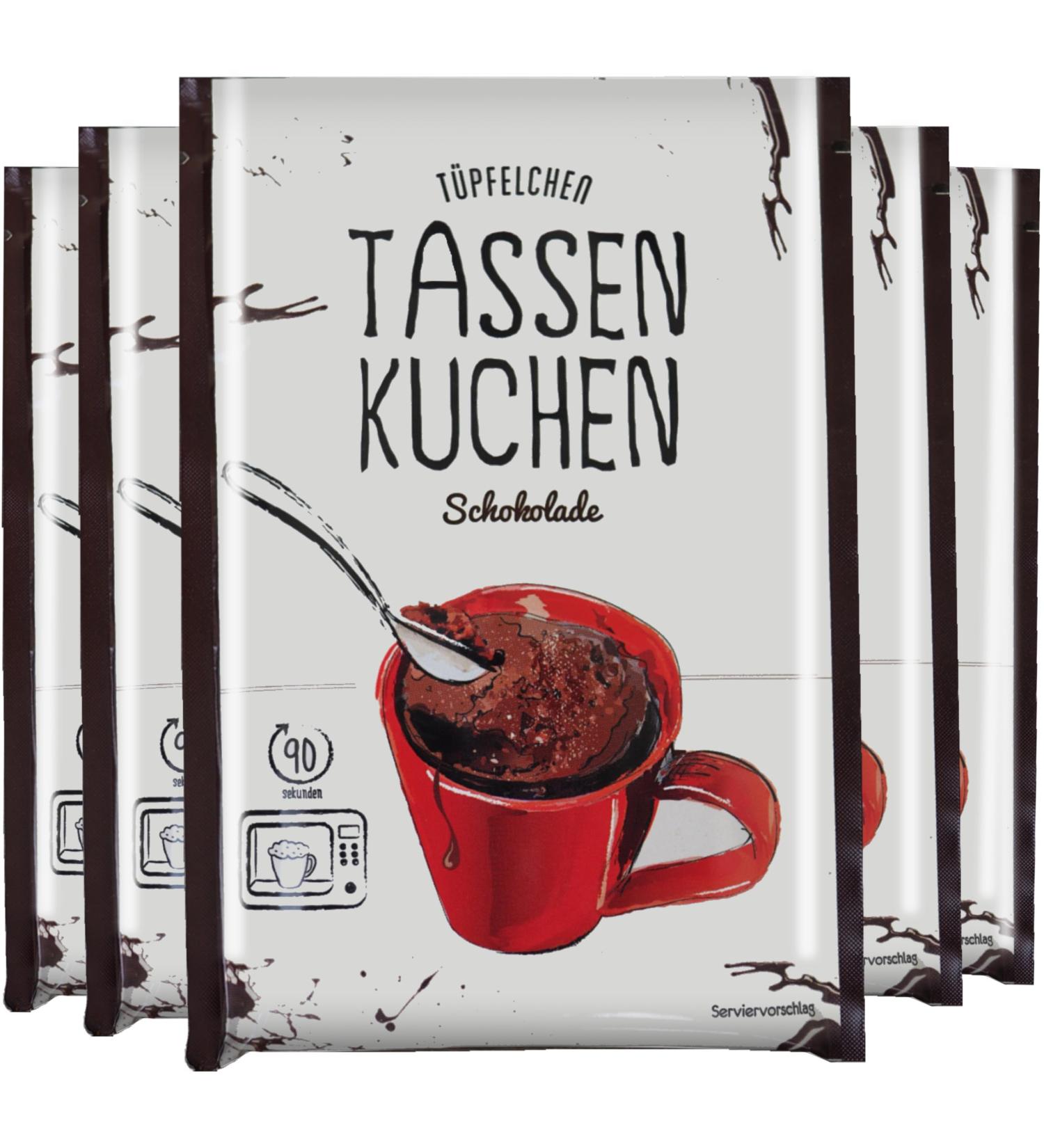 Tassenkuchen Schokolade 5Pack Mikrowellen-Backmischung | T pfelchen | Internationaler Versand - Buy Online on GoSupps.com
