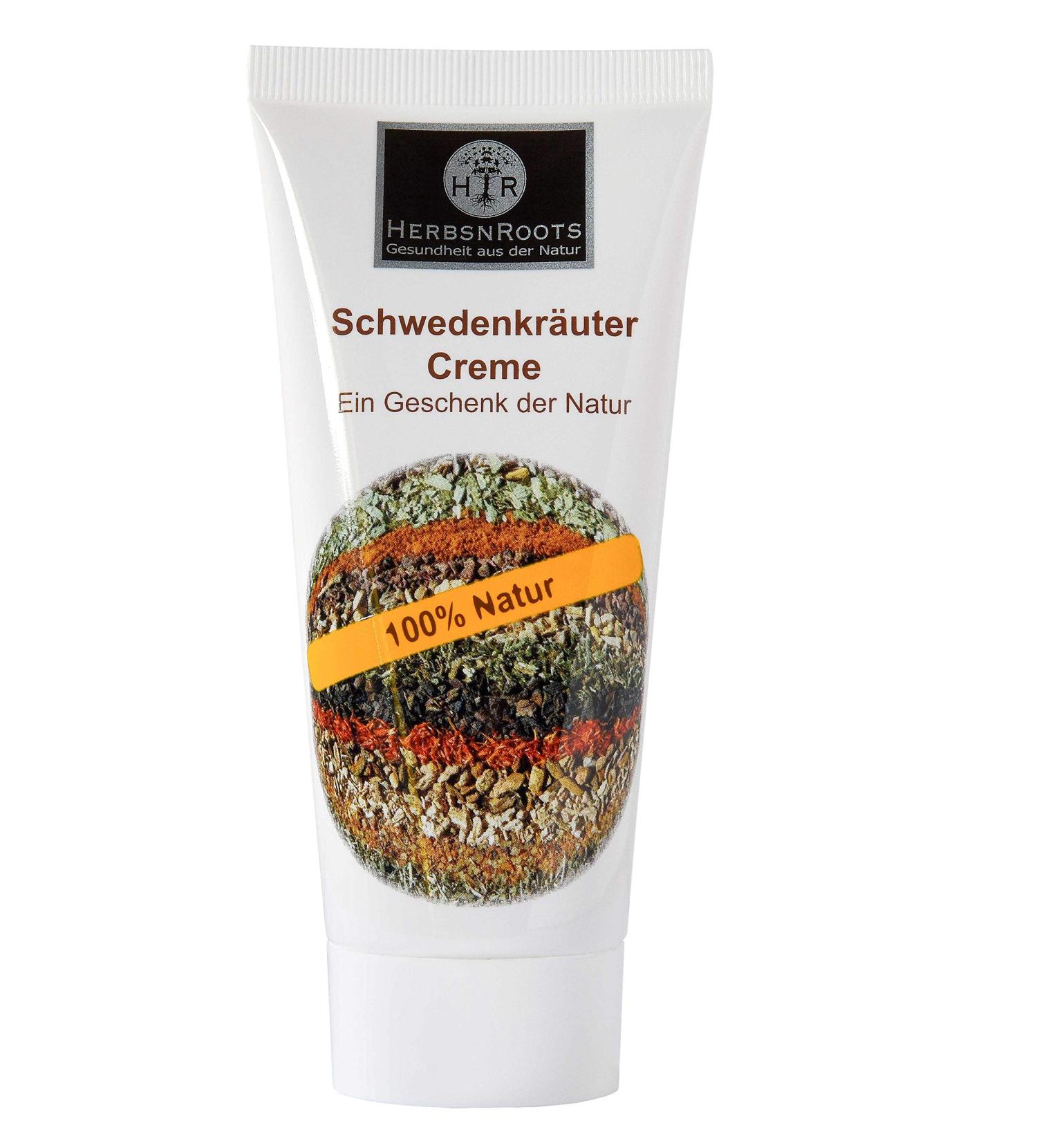 Swedish Herbs Cream Balm | Cortisone-Free | Soothes Dry Skin & Wounds | Herbsnroots 100ml - Buy Online on GoSupps.com