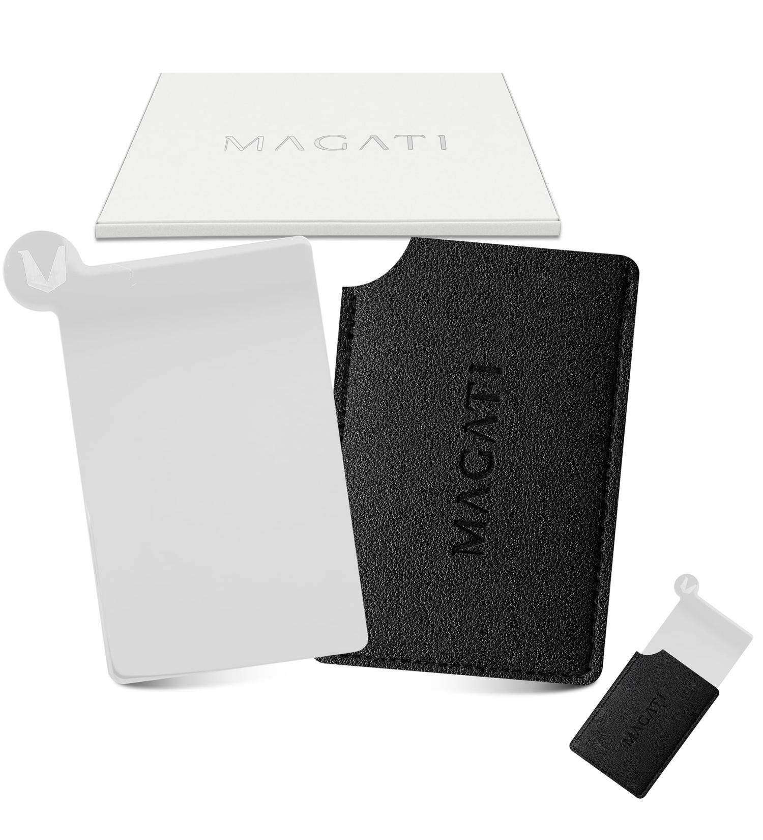 Premium Hand Level Small Mirror Set - Stainless Steel Pocket Makeup Mirrors with Protective Cover (2 pcs 9.5x5.5cm) - Buy Online on GoSupps.com