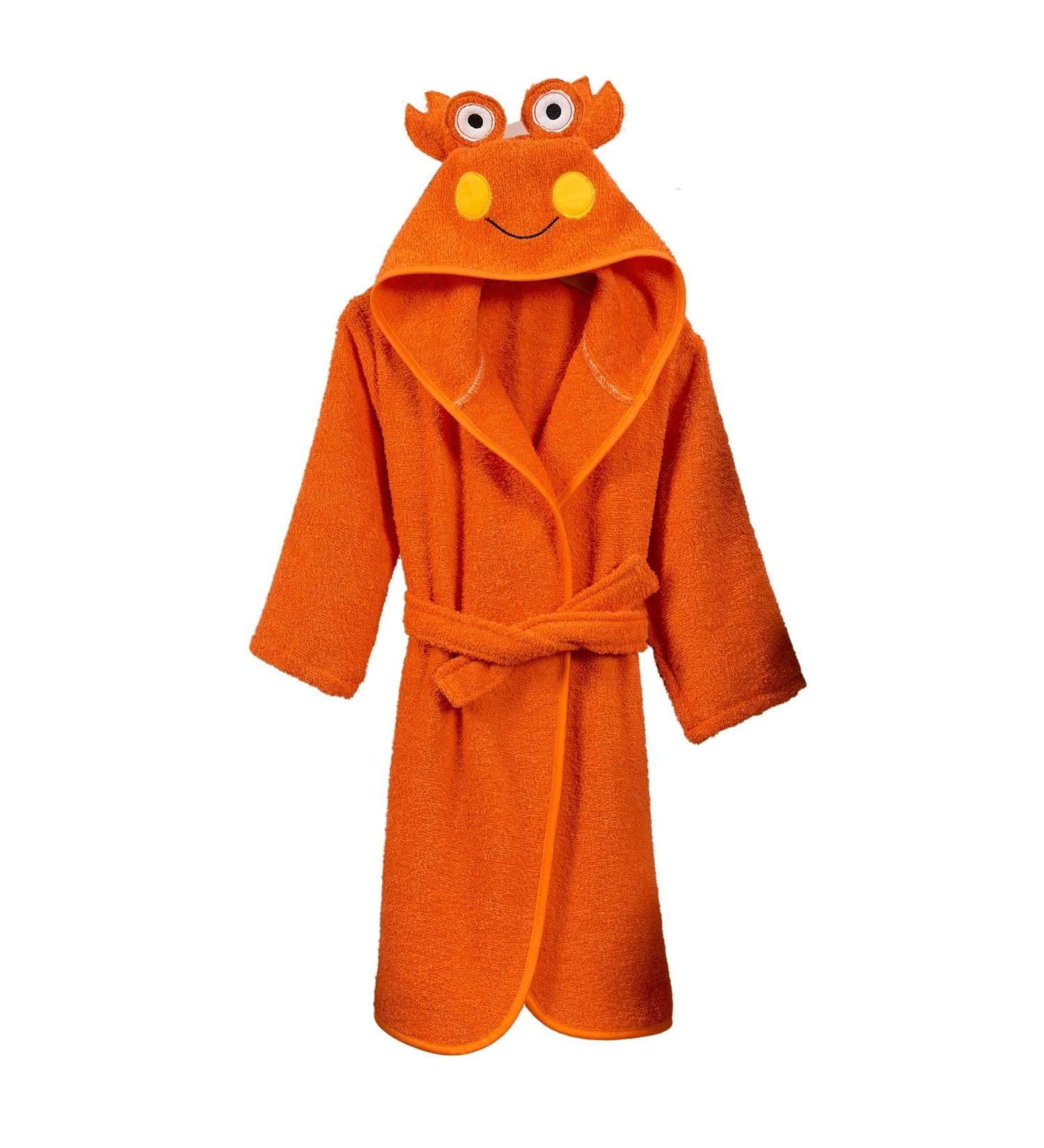 Ely Parker Kids Hooded Terry Bathrobe - Super Soft Turkish Cotton Towel for Boys & Girls Size 3-4 Years Comfortable & Absorbent - Buy Online on GoSupps.com