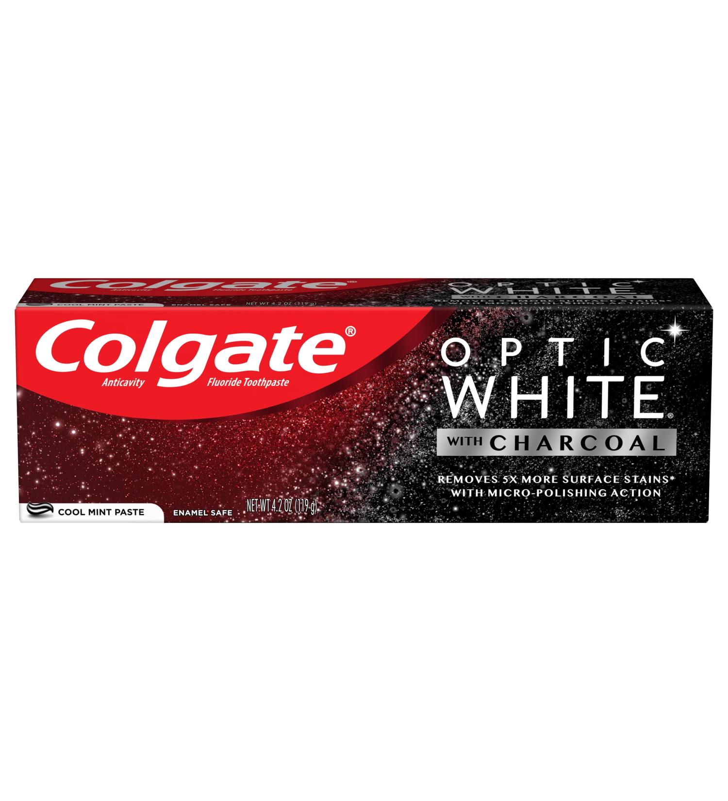 Colgate Toothpaste with Charcoal Cool Mint Paste 4.2 Ounce