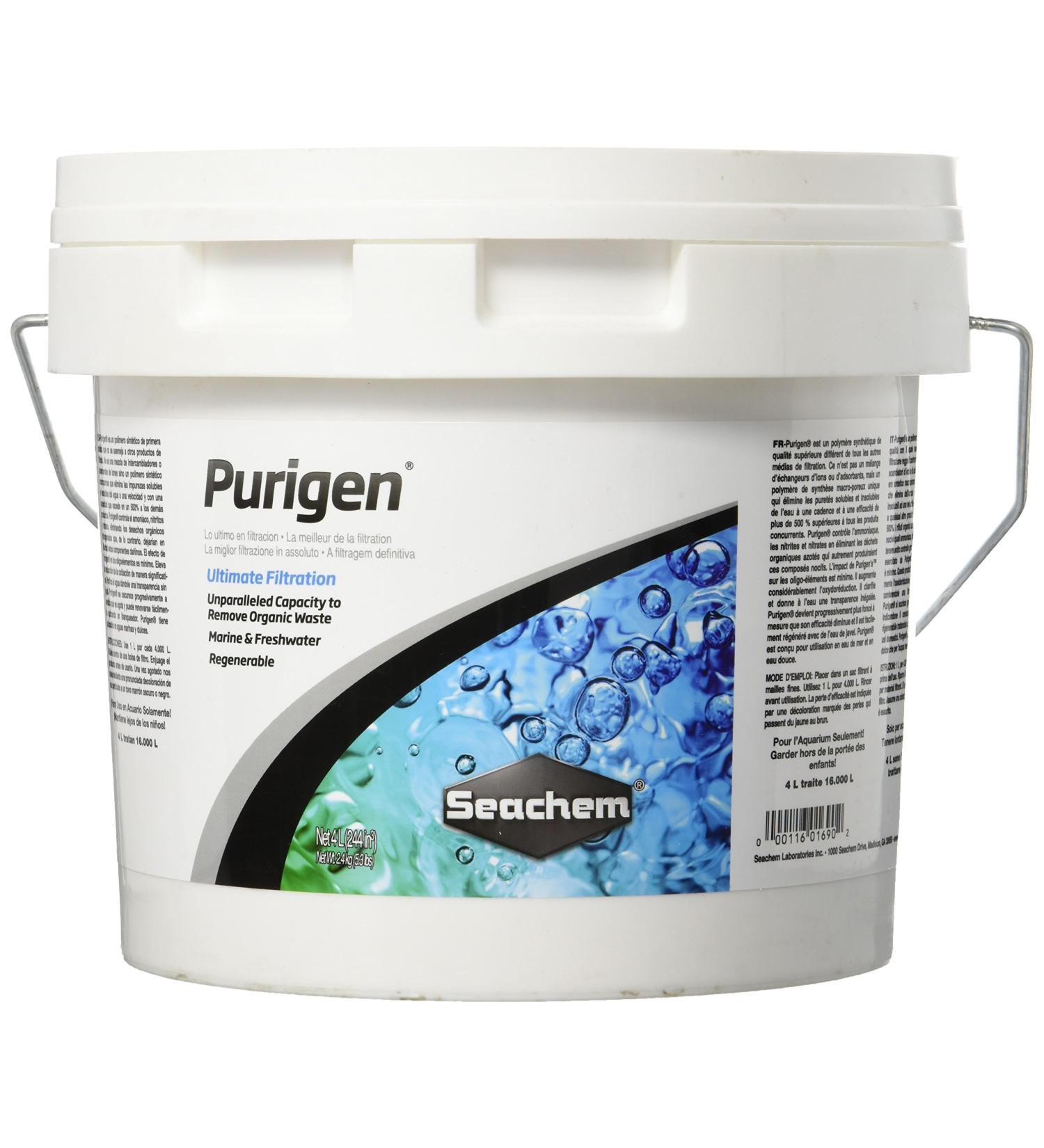 Buy Purigen Freshwater 4L from Seachem - Premium Water Purifier for Aquariums | International Shipping Available - Buy Online on GoSupps.com