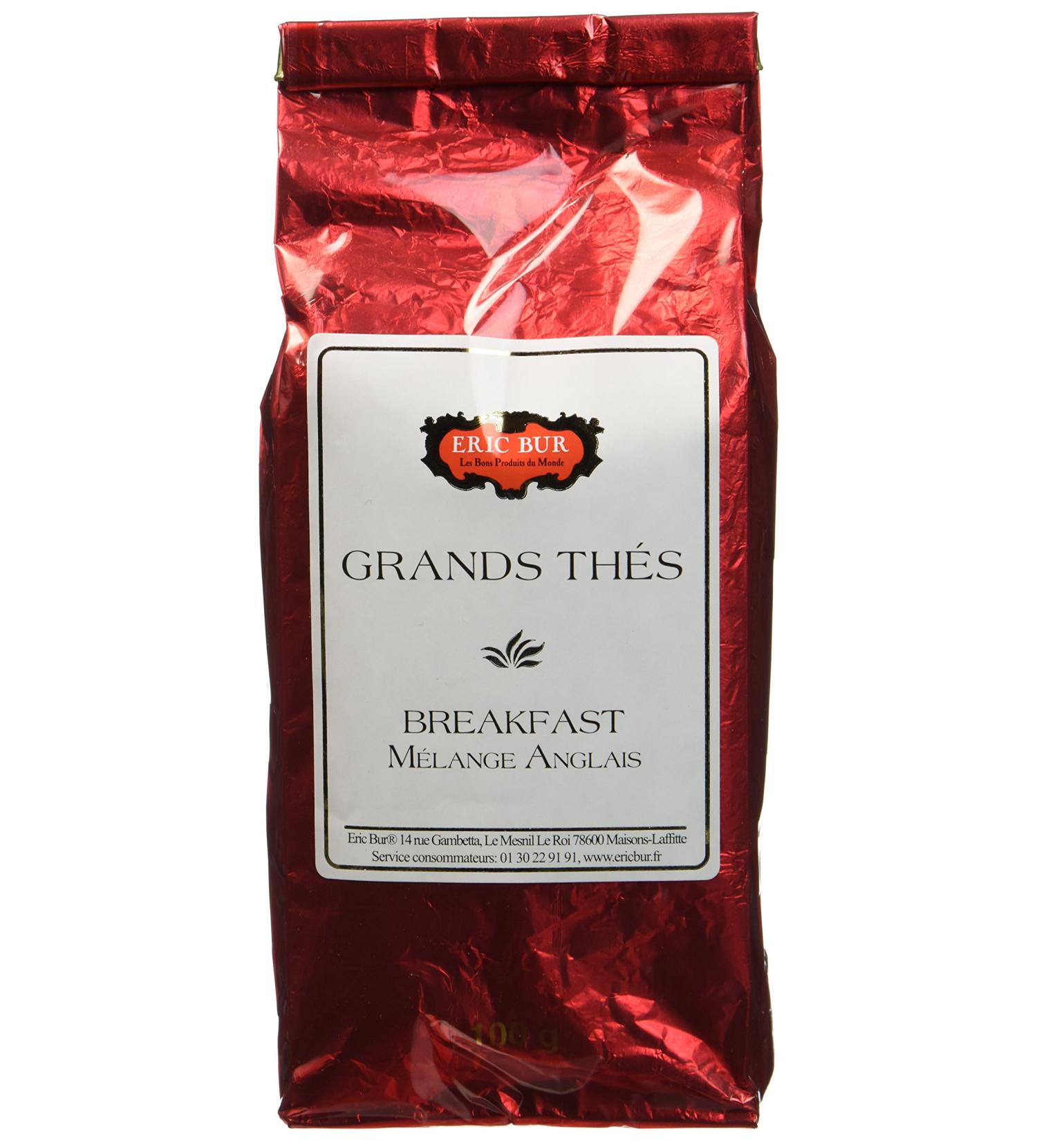 ERIC BUR Th Breakfast M lange Anglais 100 g - Lot de 6 100g (Lot de 6)