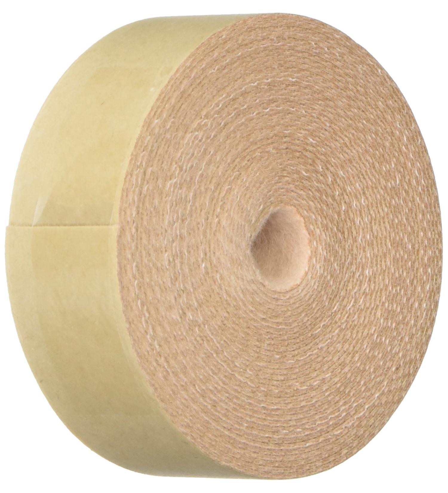 Rolyan Latex-Free Moleskin, 1" x 5 Yards, Beige, Adhseive Backing Moleskin Padding for Use with Splints, Braces, and Casts, Non-Latex Roll of Prewrap, Undercast Wrap for Skin Protection and Support Beige 1" X 5 Yards