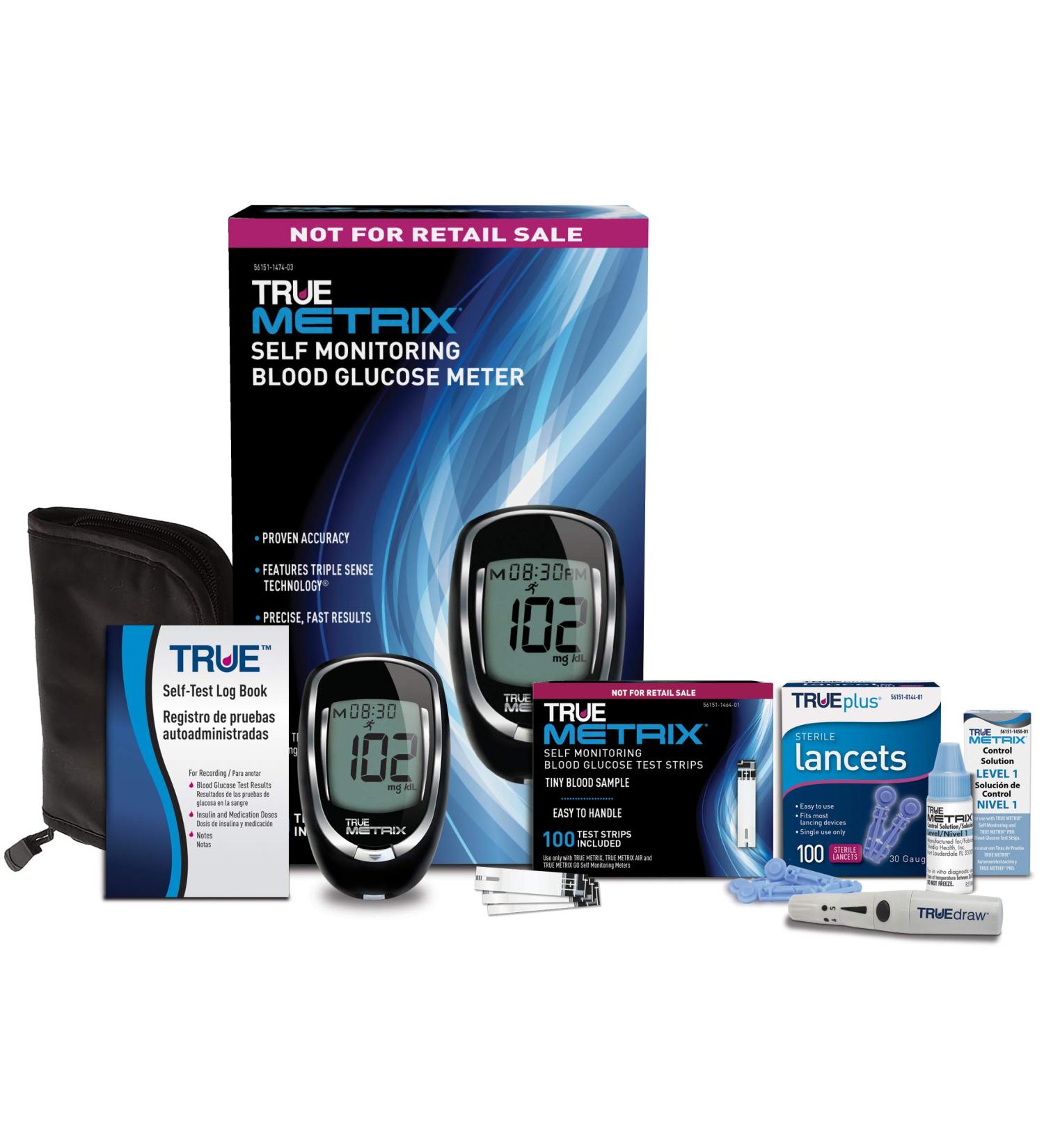 TRUE METRIX Meter Starter Kit - Complete Blood Glucose Monitoring Solution - Buy Online on GoSupps.com