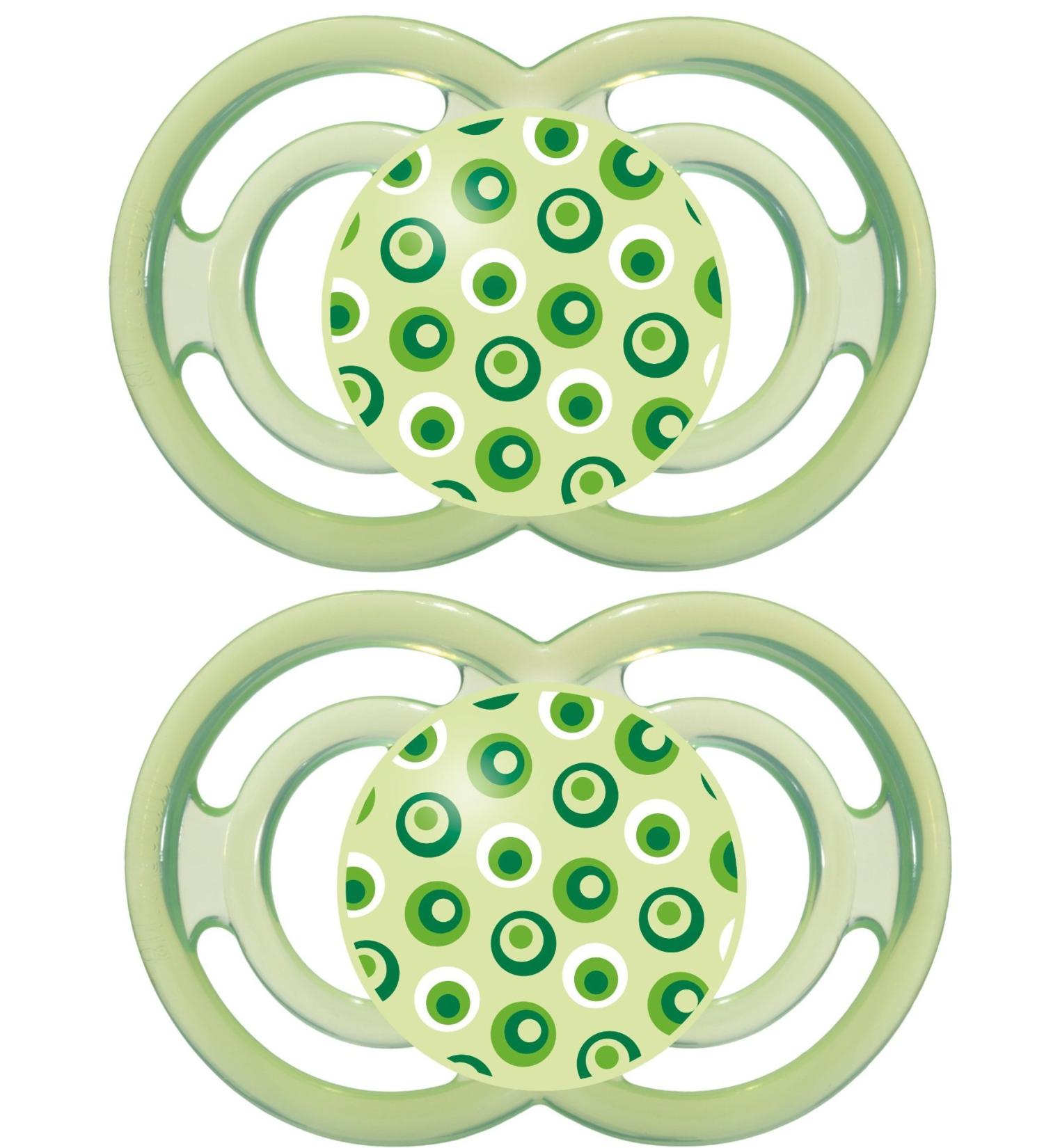 MAM Perfect silicone pacifier orthodontic from 6 months 2 pieces neutral green