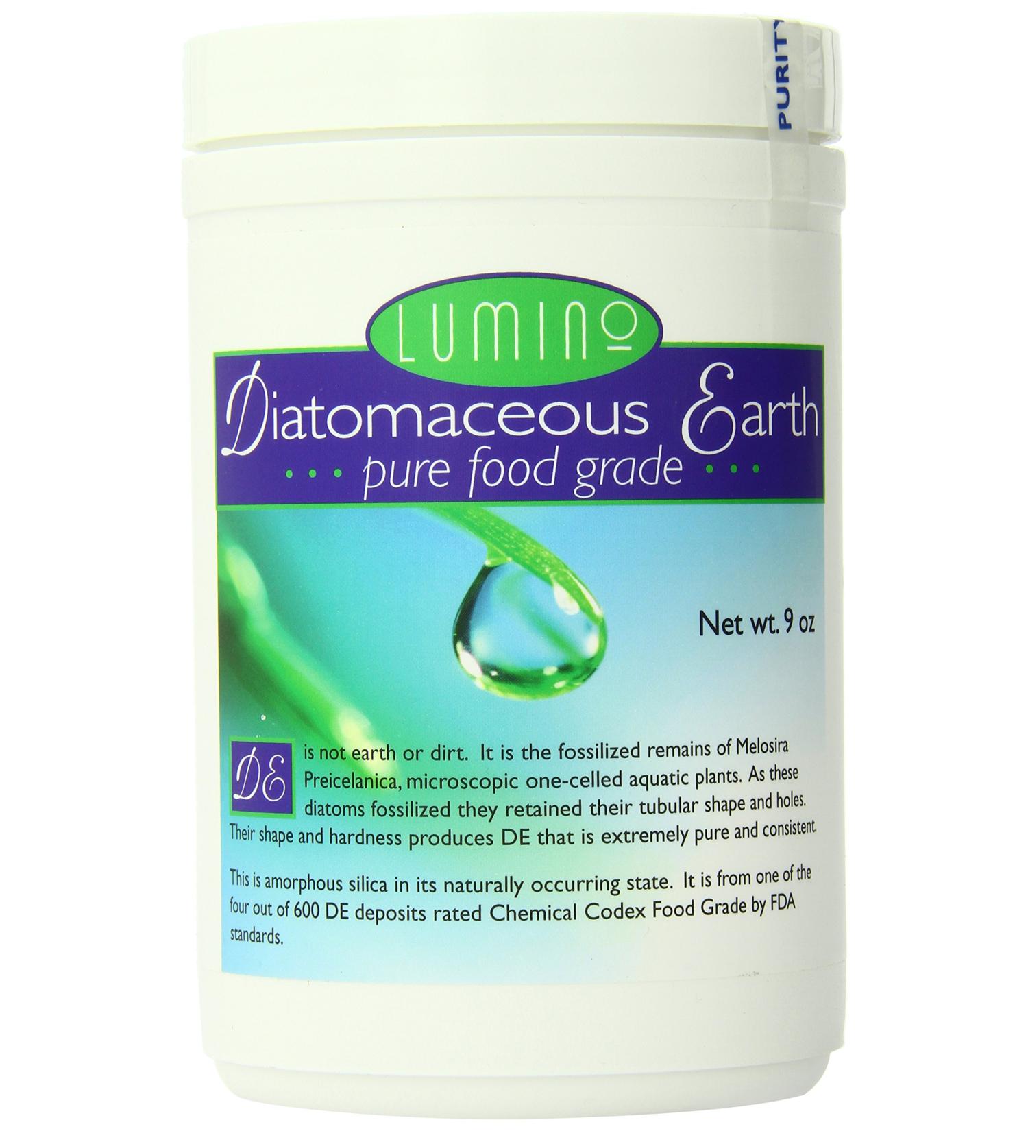 Buy Lumino Home Diatomaceous Earth - Food Grade, 9 Ounce Pure Fresh Water - Buy Online on GoSupps.com