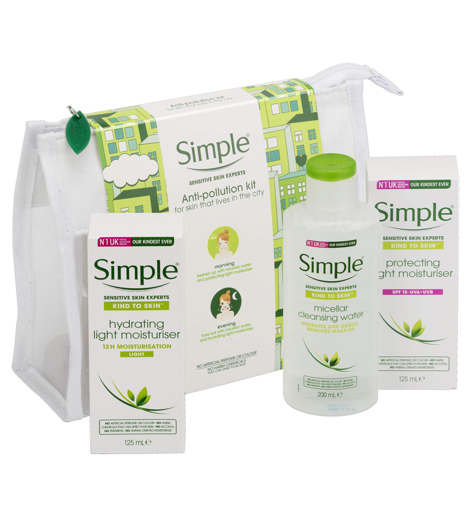 Simple Anti Pollution Regime Gift Set 3 items - Buy Online on GoSupps.com