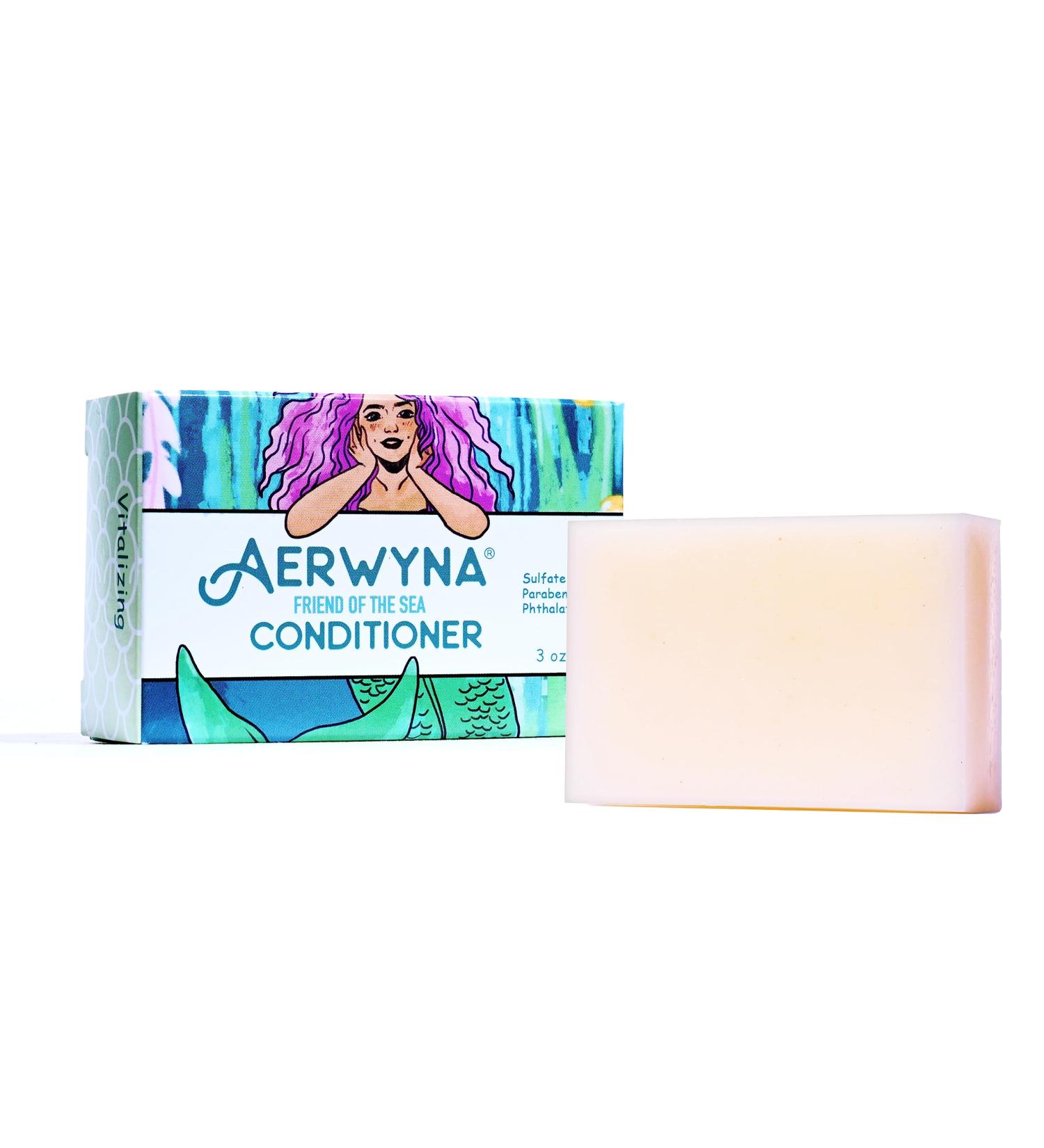 AERWYNA Solid Conditioner with Panthenol & Rice Protein | Nourishing Eco-Friendly Hair Care for All Hair Types - Shop Internationally - Buy Online on GoSupps.com