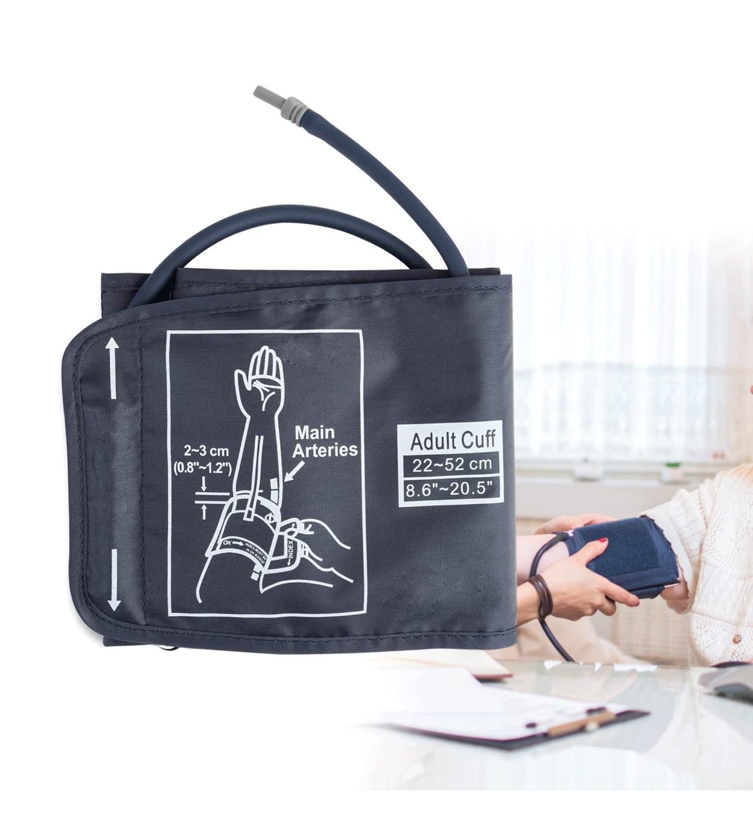 1Pcs Self-Adjustable Nylon Blood Pressure Cuff for Home Medical Use - Fits Big Arms 22-52CM - Buy Online on GoSupps.com