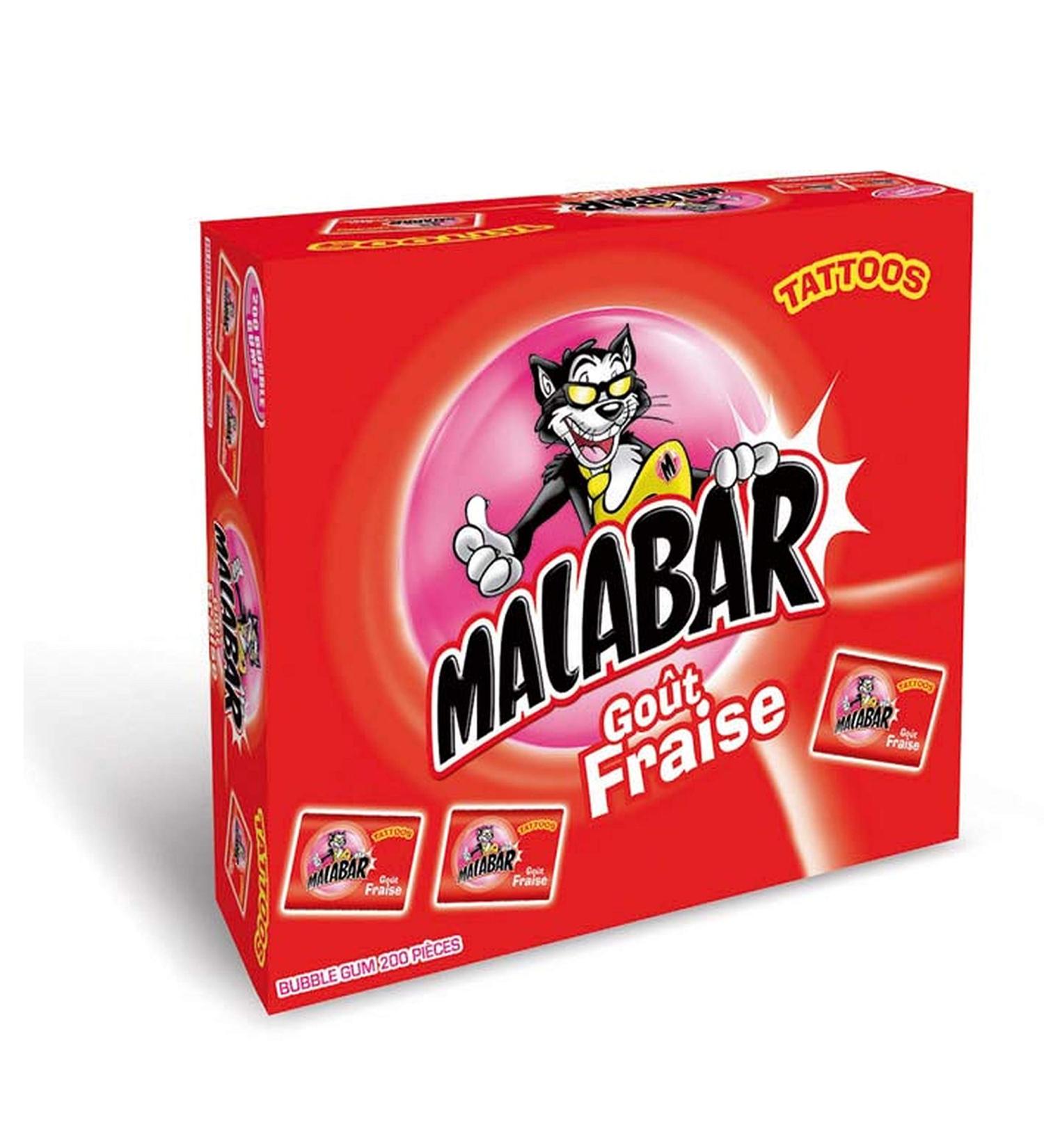 Vidal Malabar Bonbons Fraise Boite de 200 Pi ces Malabar Fraise Boite