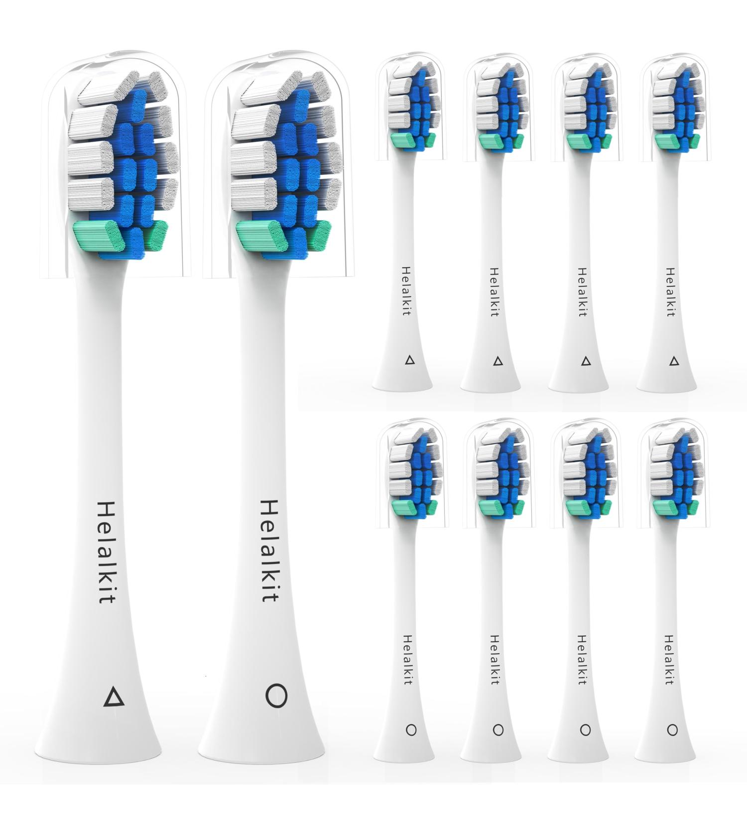 Replacement Toothbrush Heads for Philips Sonicare | 8 Pack Compatible Brush Heads - Snap-on Electric Tooth Brushes - Buy Online on GoSupps.com