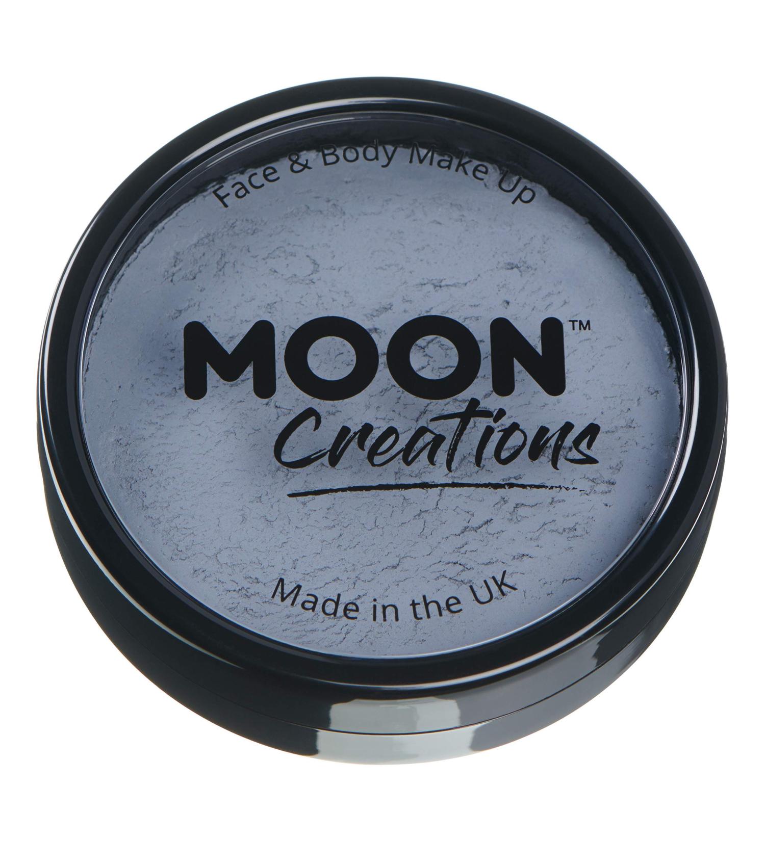 Moon Creations Pro Face & Body Makeup - Dark Grey 36g | Professional Face Painting Paint for Kids & Adults - Festivals & Halloween - Buy Online on GoSupps.com