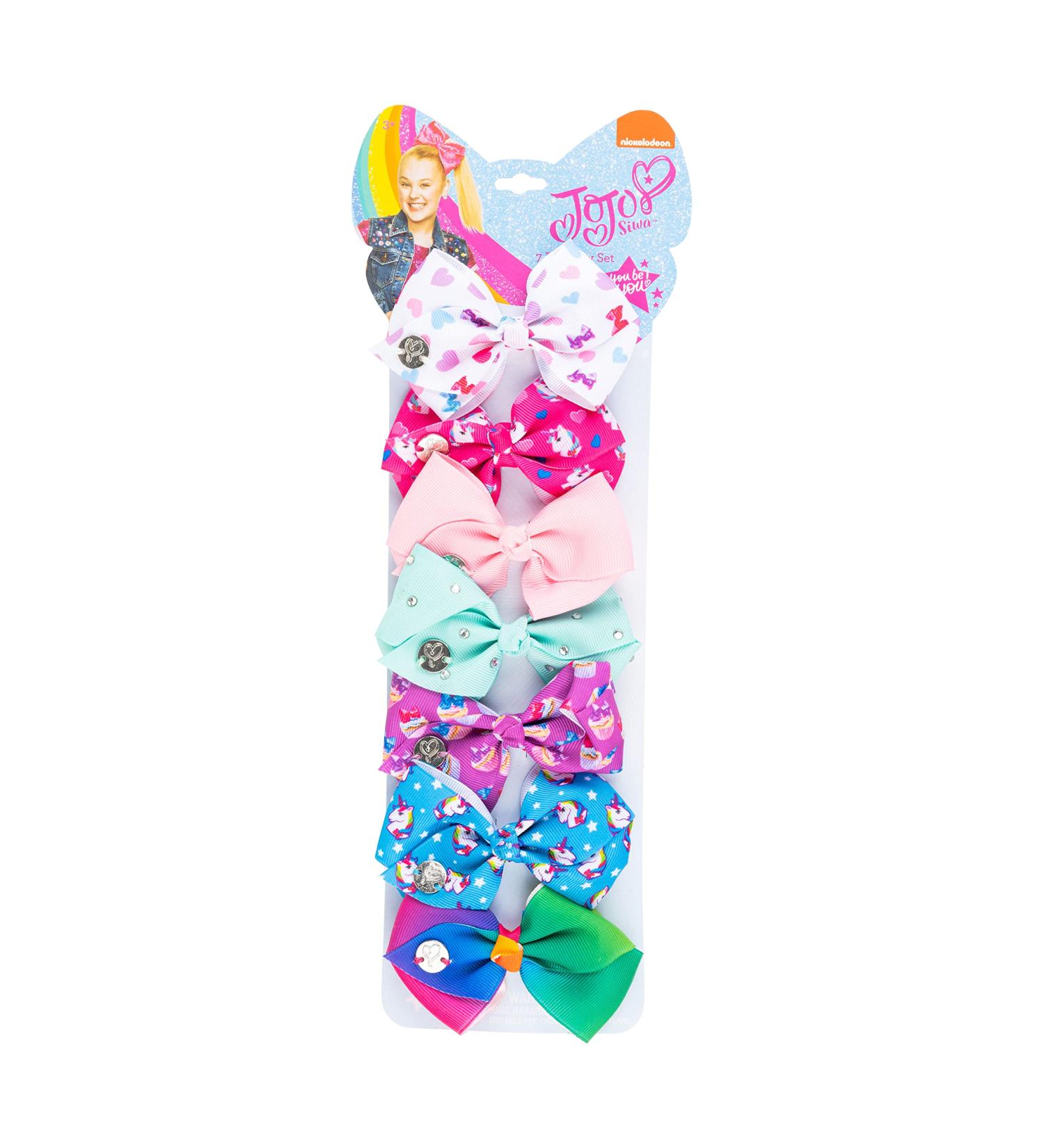 JoJo Siwa Days of the Week 7 Hair Bows Series 2 - 1 Pack | Trendy Kids Hair Accessories - Buy Online on GoSupps.com