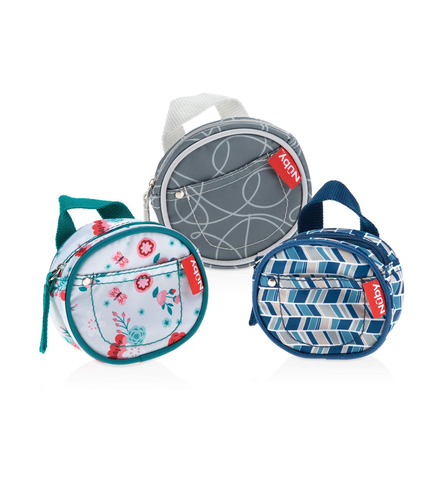 Nuby Pacifier Hygienic Paci-Pouch Combo for Travel - Set of 3 | Convenient Pacifier Storage Solution - Buy Online on GoSupps.com