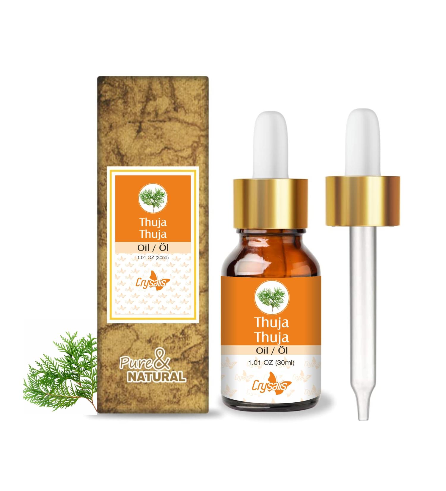  CRYSALIS Thuja Crysalis Oil (Thuja occidentalis L.) - 1 01 Fl Oz (30 ml) - Buy Online on GoSupps.com