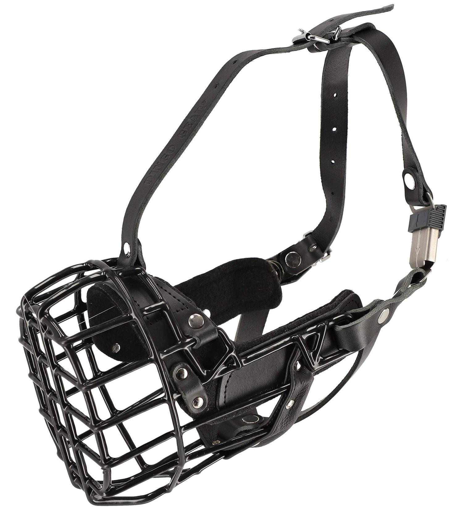 Dingo Gear Rubberized Metal Muzzle for Dog Boxers - Comfortable & Universal for Long Walks | S03043 - Buy Online on GoSupps.com