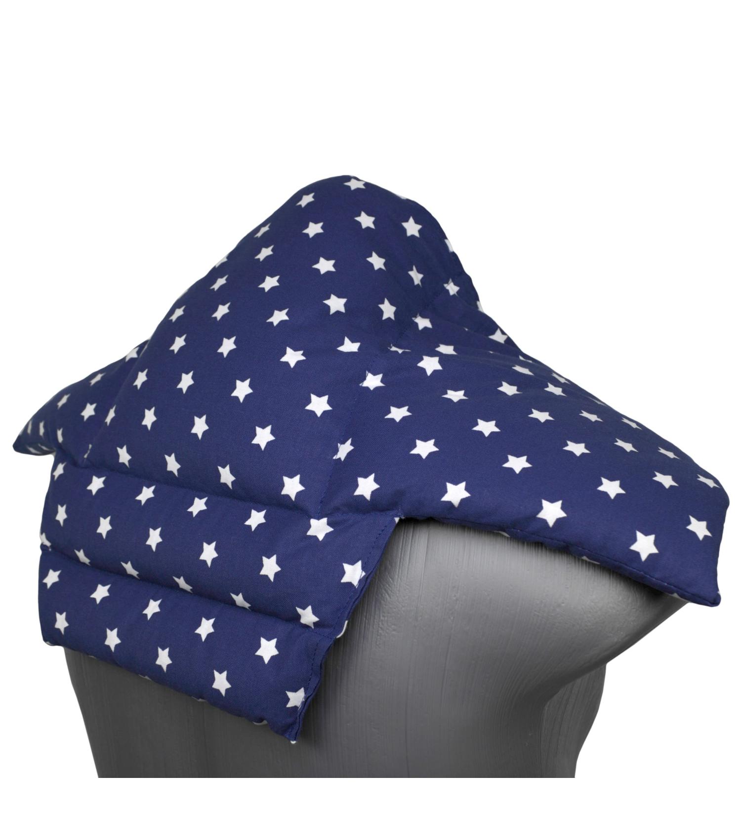 Comfortable Stars-Blue Neck Pillow | Heat & Cold Relief | 5-Chamber Design for Back & Shoulder Support - International Shipping Available - Buy Online on GoSupps.com