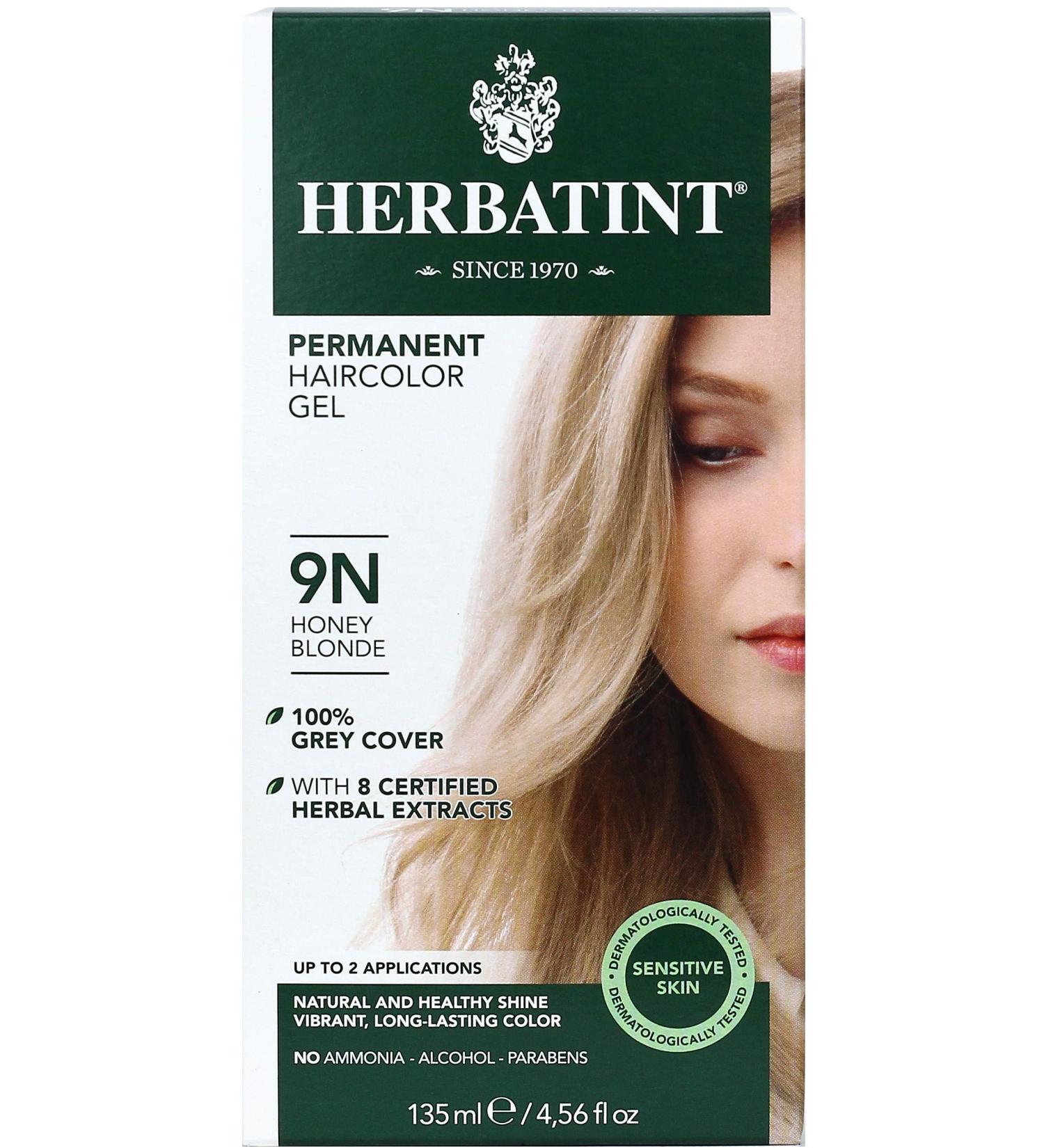 Herbatint 9N Honey Blonde Permanent Haircolor Gel - 4.56 fl oz (135 ml) | Natural & Long-Lasting Color - Buy Online on GoSupps.com