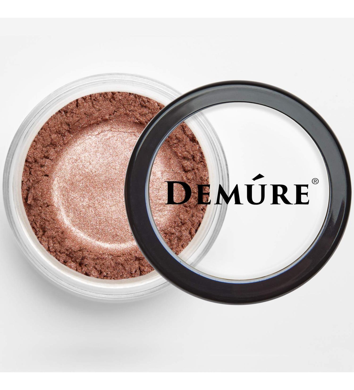 Demure Mineral Deep Champagne Shimmer Eyeshadow - Loose Powder Glitter Eye Makeup - Buy Online on GoSupps.com