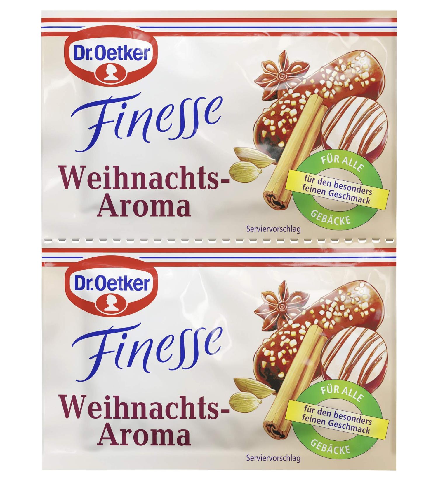 Dr. Oetker Finesse Christmas Flavor - Buy 2 x 5.5g Internationally | Premium Baking Essentials - Buy Online on GoSupps.com