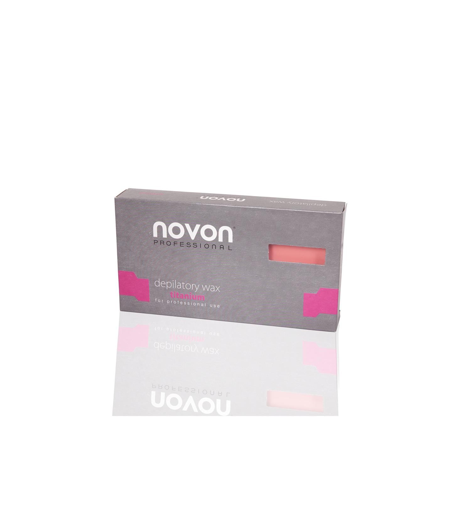 Novon Profesional Depilatory Wax - Titanium - 500g - Hot Wax