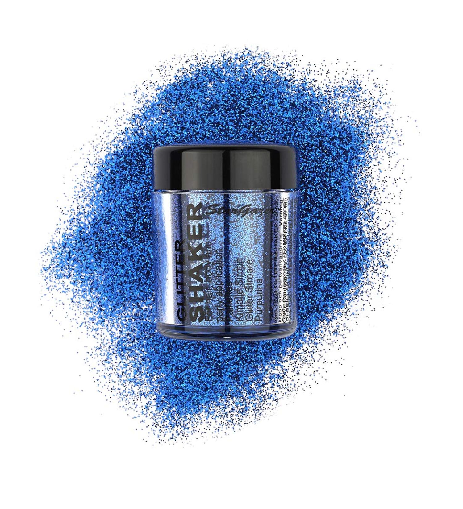 Stargazer Glitter Shaker Royal Blue. Cosmetic glitter powder for use on the eyes lips face body hair and nails. - Buy Online on GoSupps.com