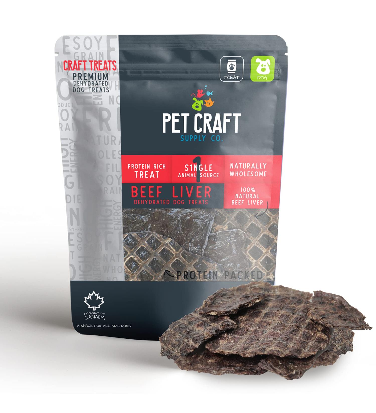 Natural Grain-Free Salmon & Liver Dog Treats - Training Treats for Puppies | Pet Craft Supply - Buy Online on GoSupps.com