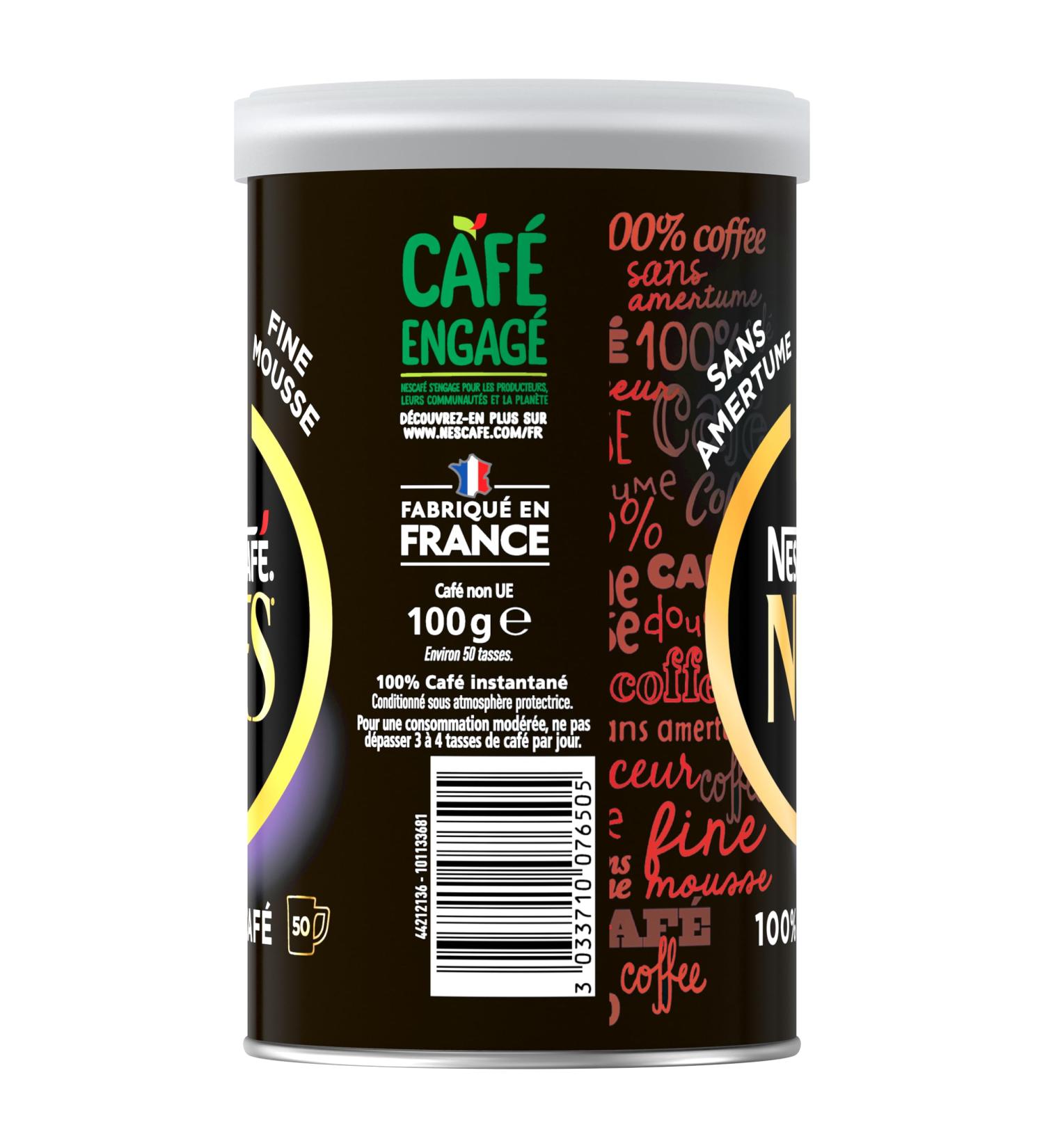 Nescaf NES Caf Soluble Bo te de 100g - Lot de 4 Bo tes NES 4 x 100 g - Buy Online on GoSupps.com