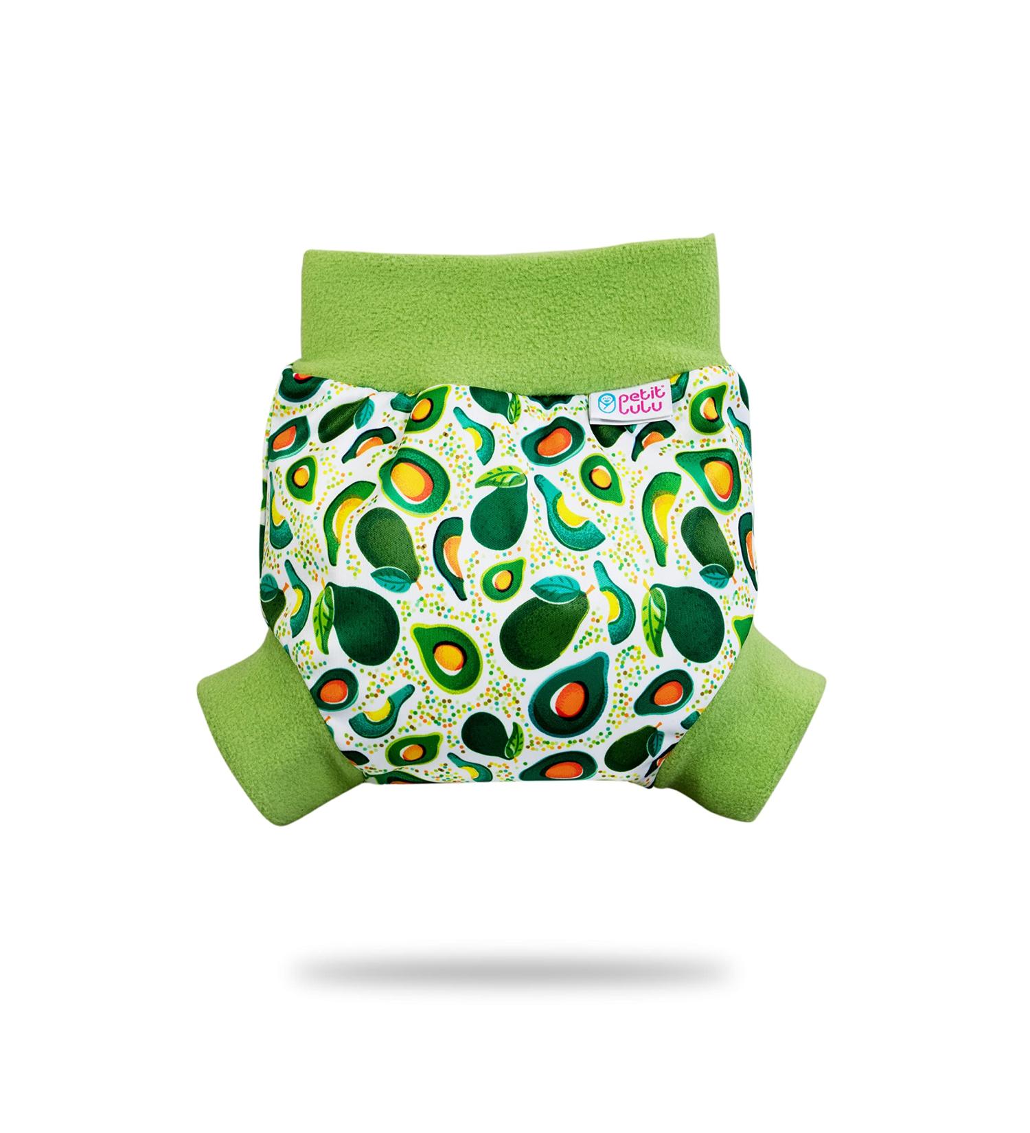 Petit Lulu Pull Up Waterproof Pants Size M (6-10 kg) | Eco-Friendly Washable Overpants for Diapers | Avocado Color - Buy Online on GoSupps.com
