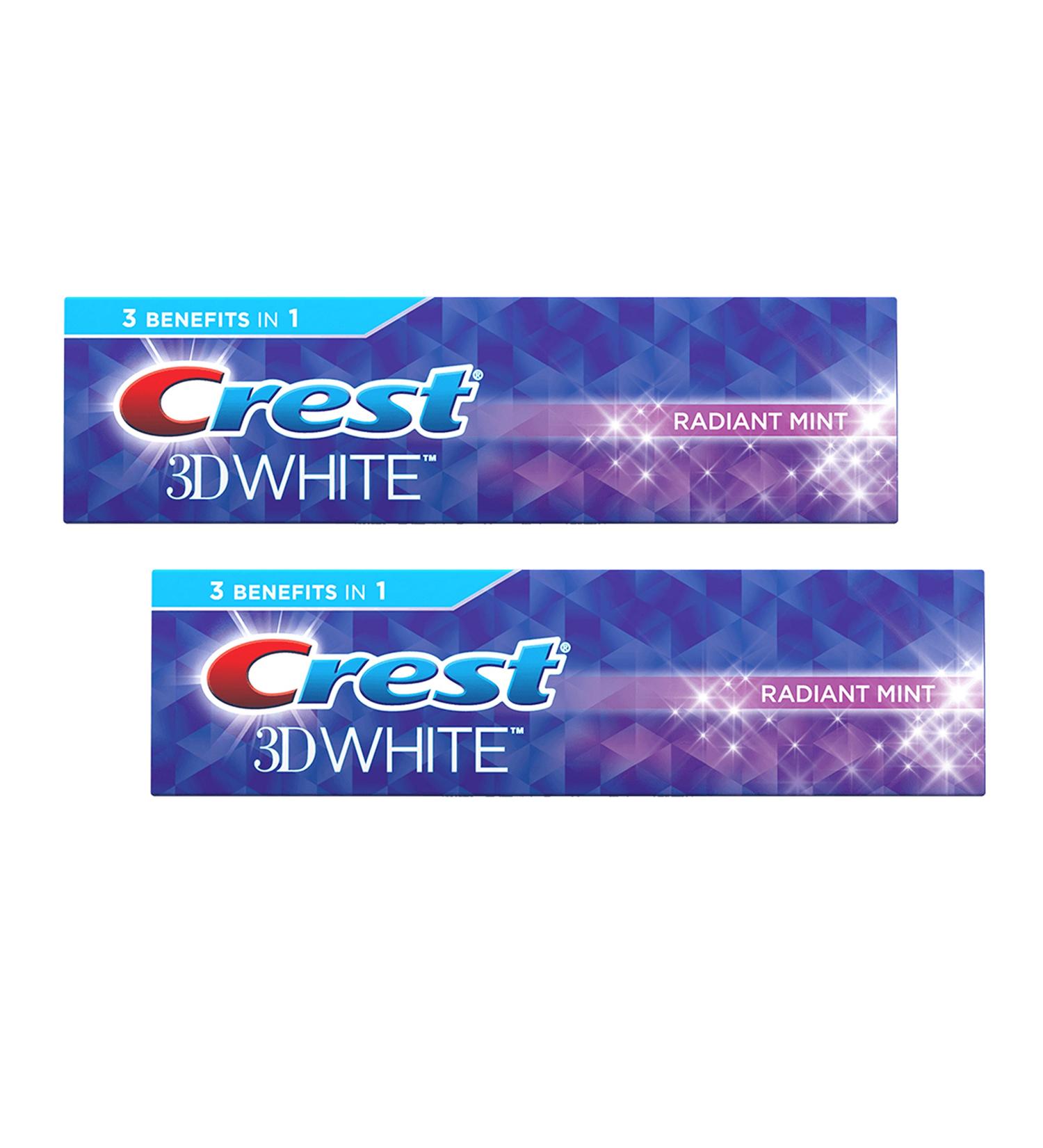  Crest Crest 3D Whitening Toothpaste with White Mint - 136g - Buy Online on GoSupps.com