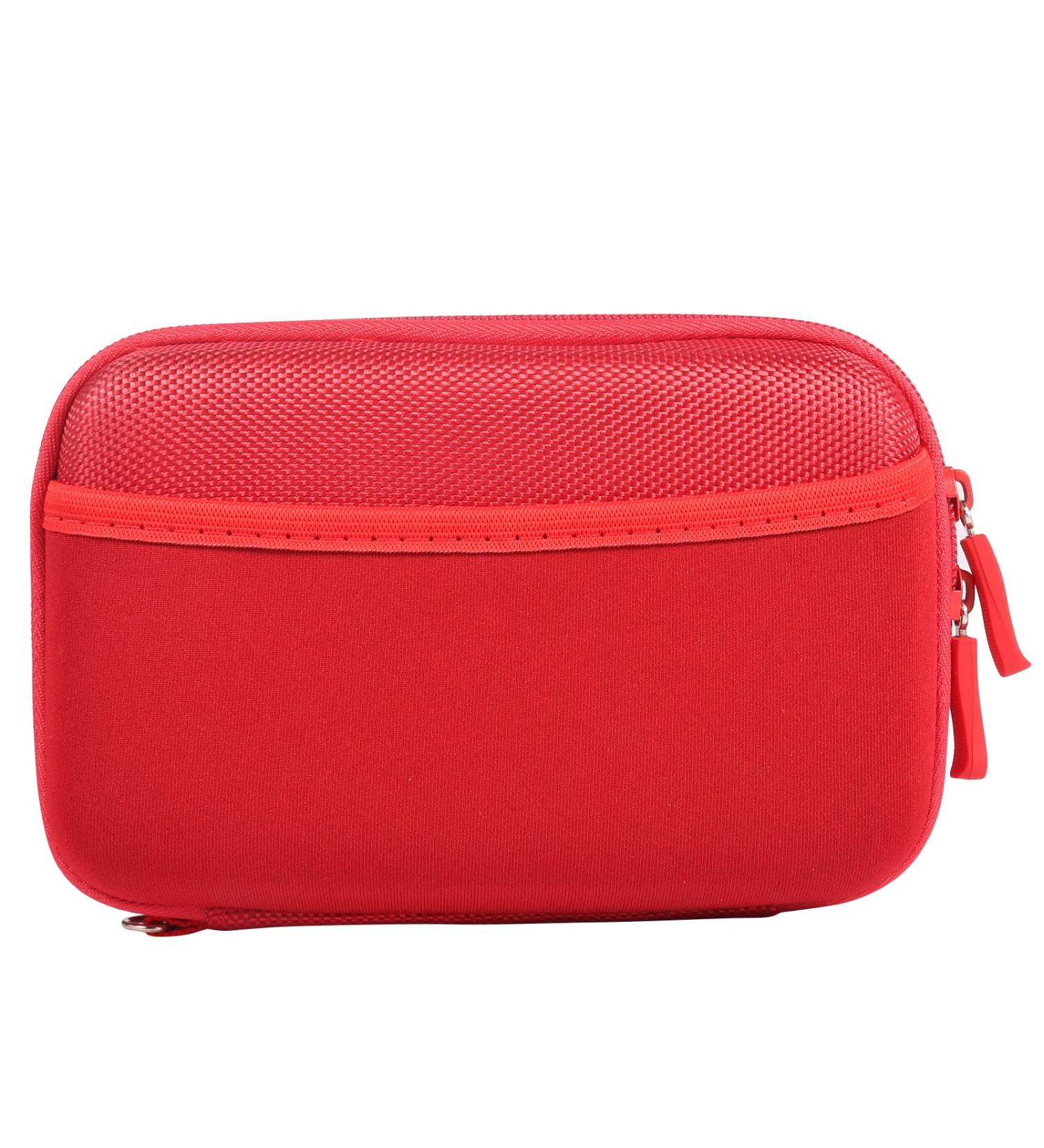 Diabetic Supplies Travel Case Organizer Bag - Small Red Diabetes Testing Kit Case - Buy Online on GoSupps.com