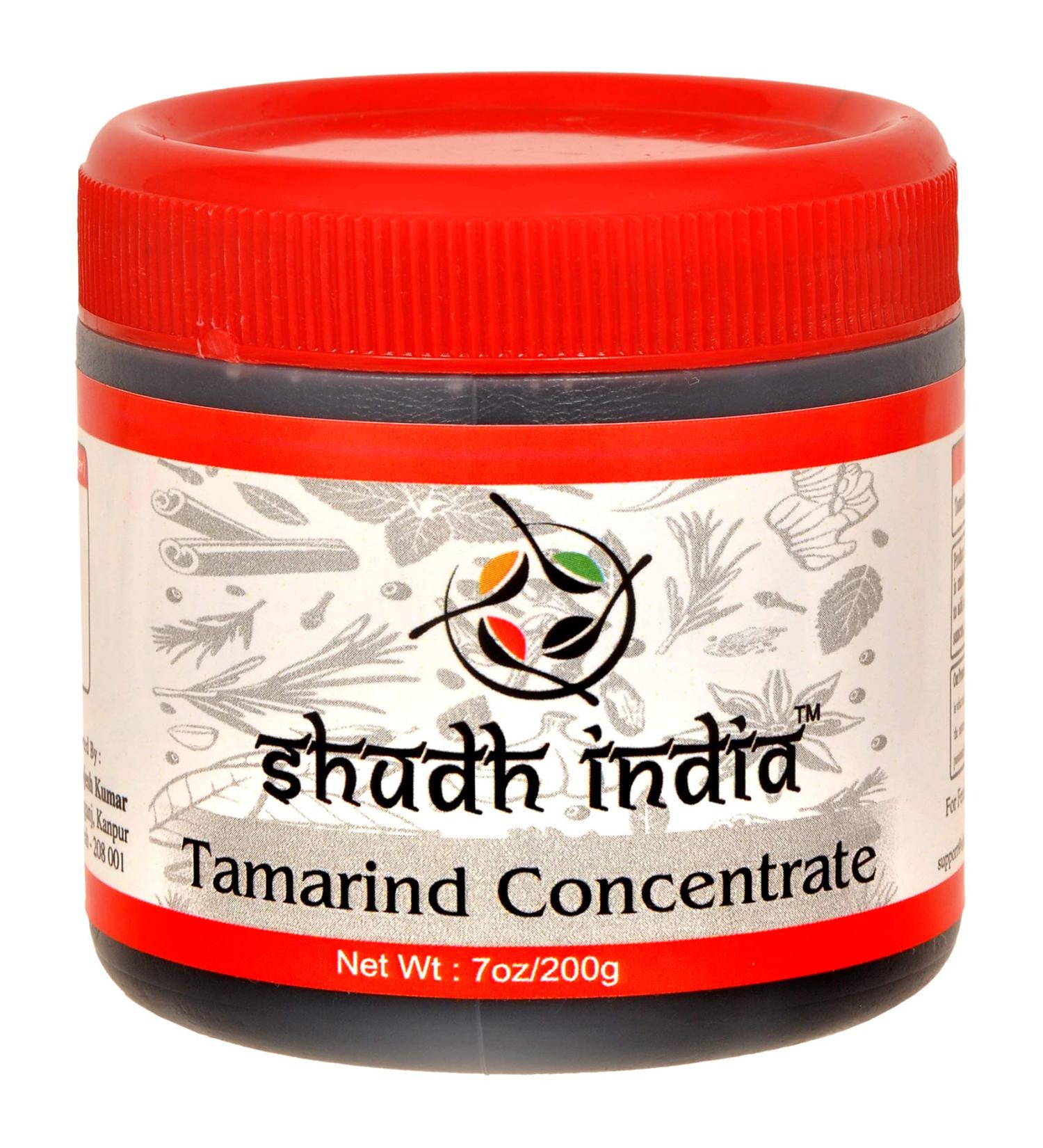 Shudh India Tamarind Paste Concentrate - Sweet & Sour Sauce for Indian Chutney & Thai Curry | All Natural, Vegan & Gluten Free - Buy Online on GoSupps.com