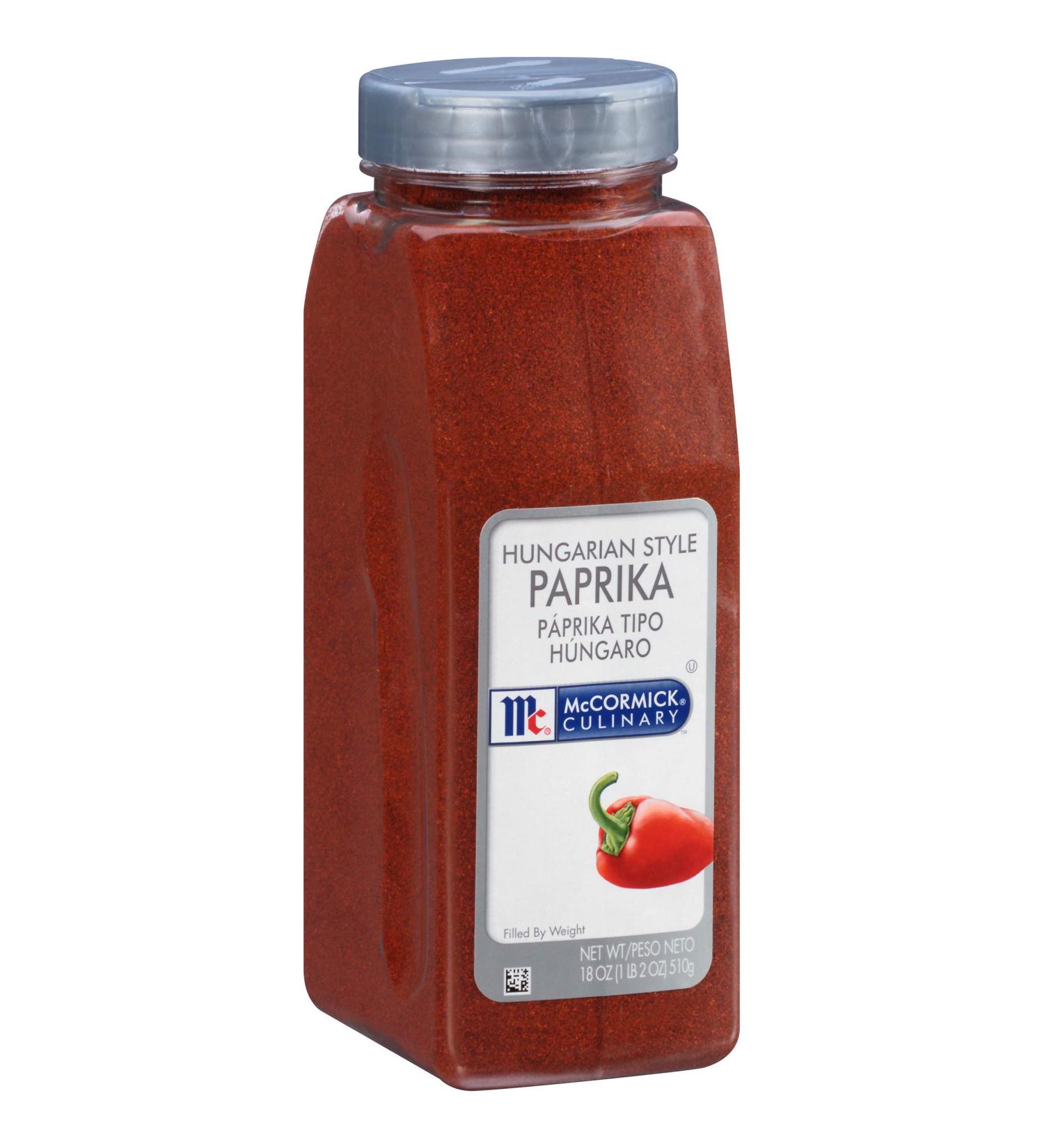McCormick Culinary Hungarian Style Paprika 18 oz - Sweet Powder for Rubs & Garnish - Buy Online on GoSupps.com