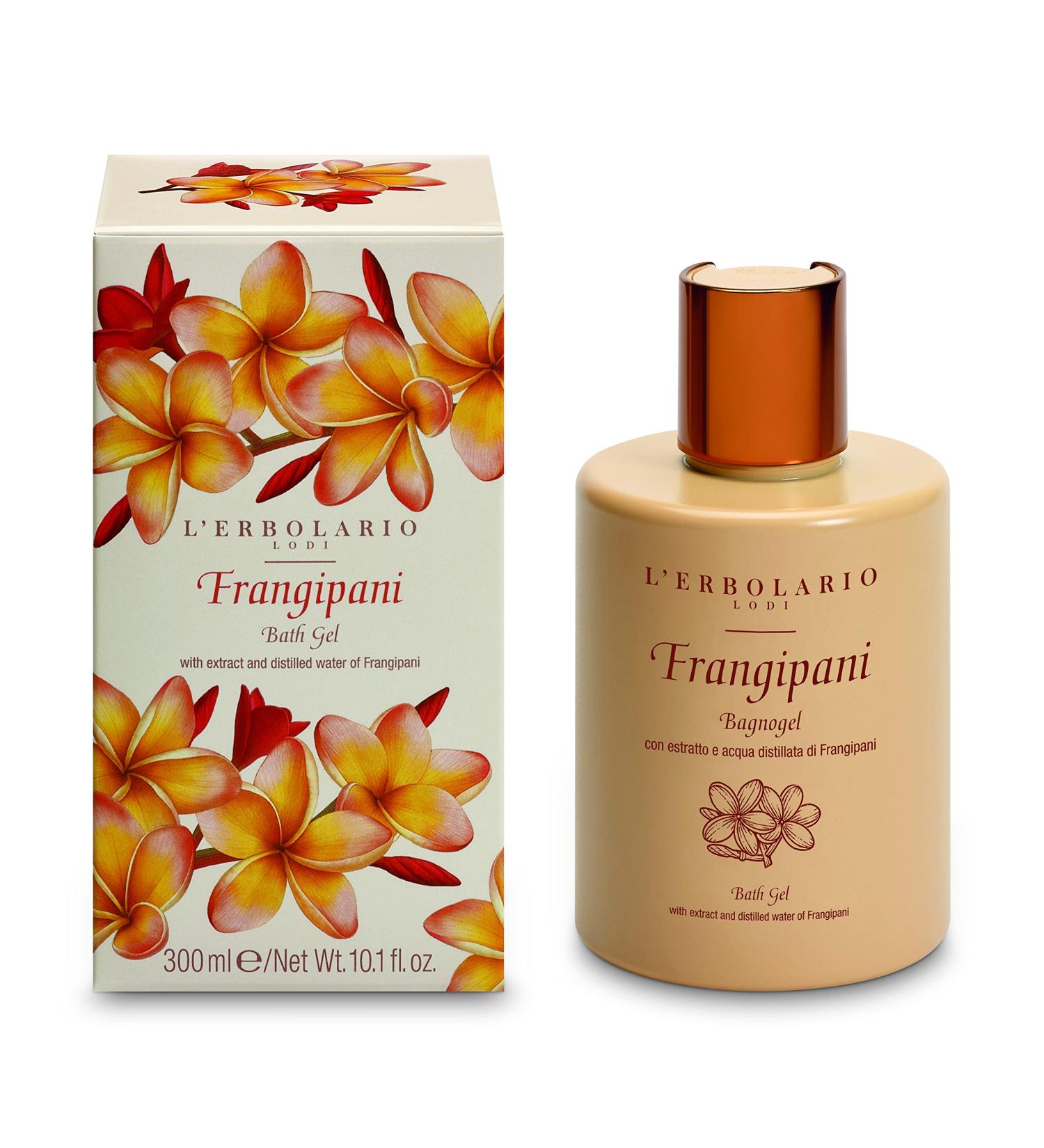 LErbolario Frangipani Bath Gel for Women - 10.1 oz - Luxurious Shower Gel for a Refreshing Cleanse | International Shipping Available - Buy Online on GoSupps.com