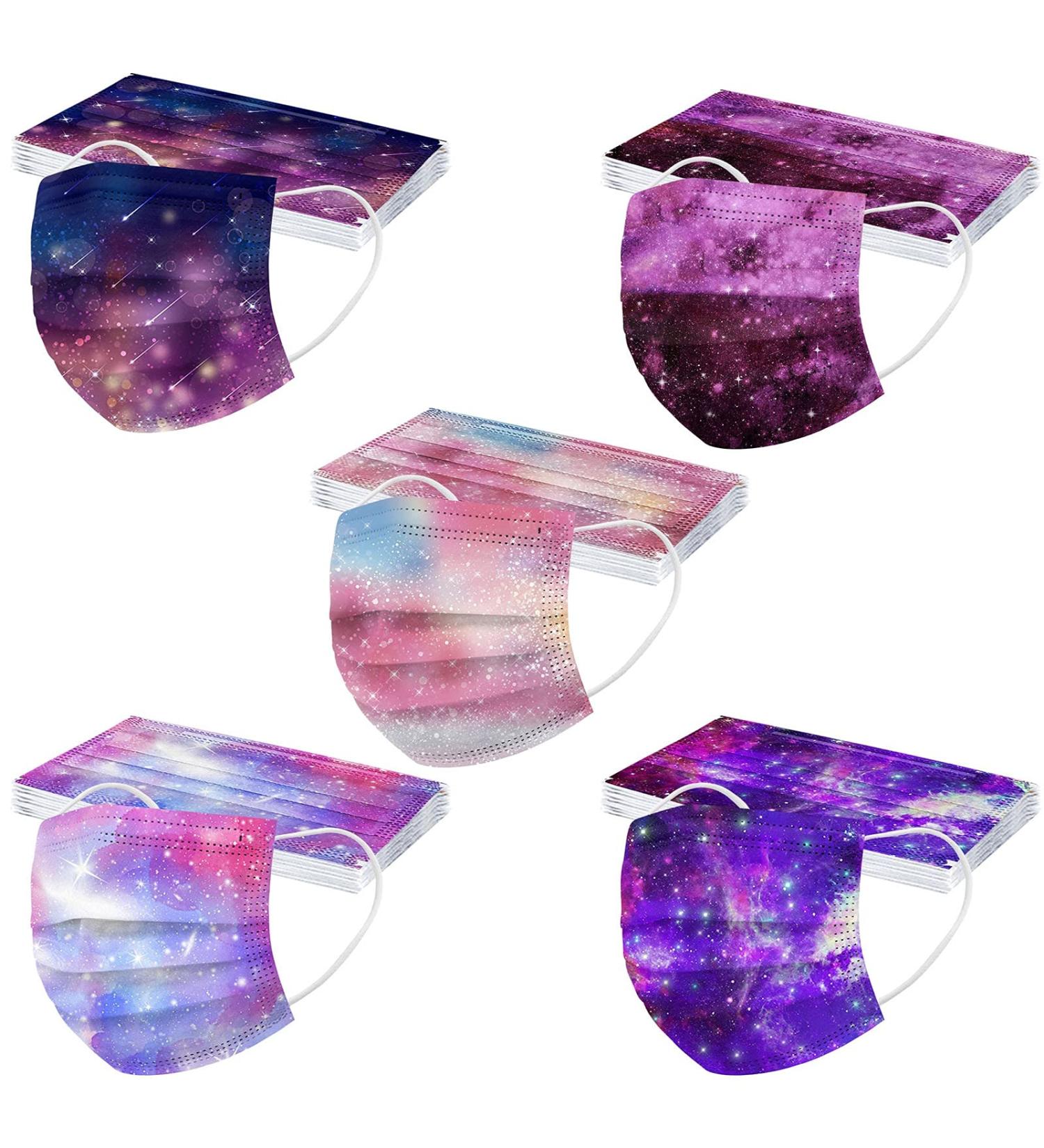 50PCS Kids Disposable Childrens Cartoon Colors Printing 3Ply Protective Breathable Comfortable Anti Dust Face Bandanas for Child Boys Girls Outdoor School (A-001) - Buy Online on GoSupps.com