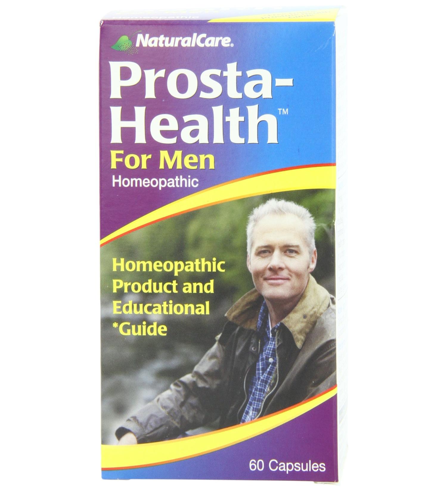 NaturalCare Prosta-Health for Men - 60 Vegetarian Capsules | Support Prostate Health - Buy Online on GoSupps.com