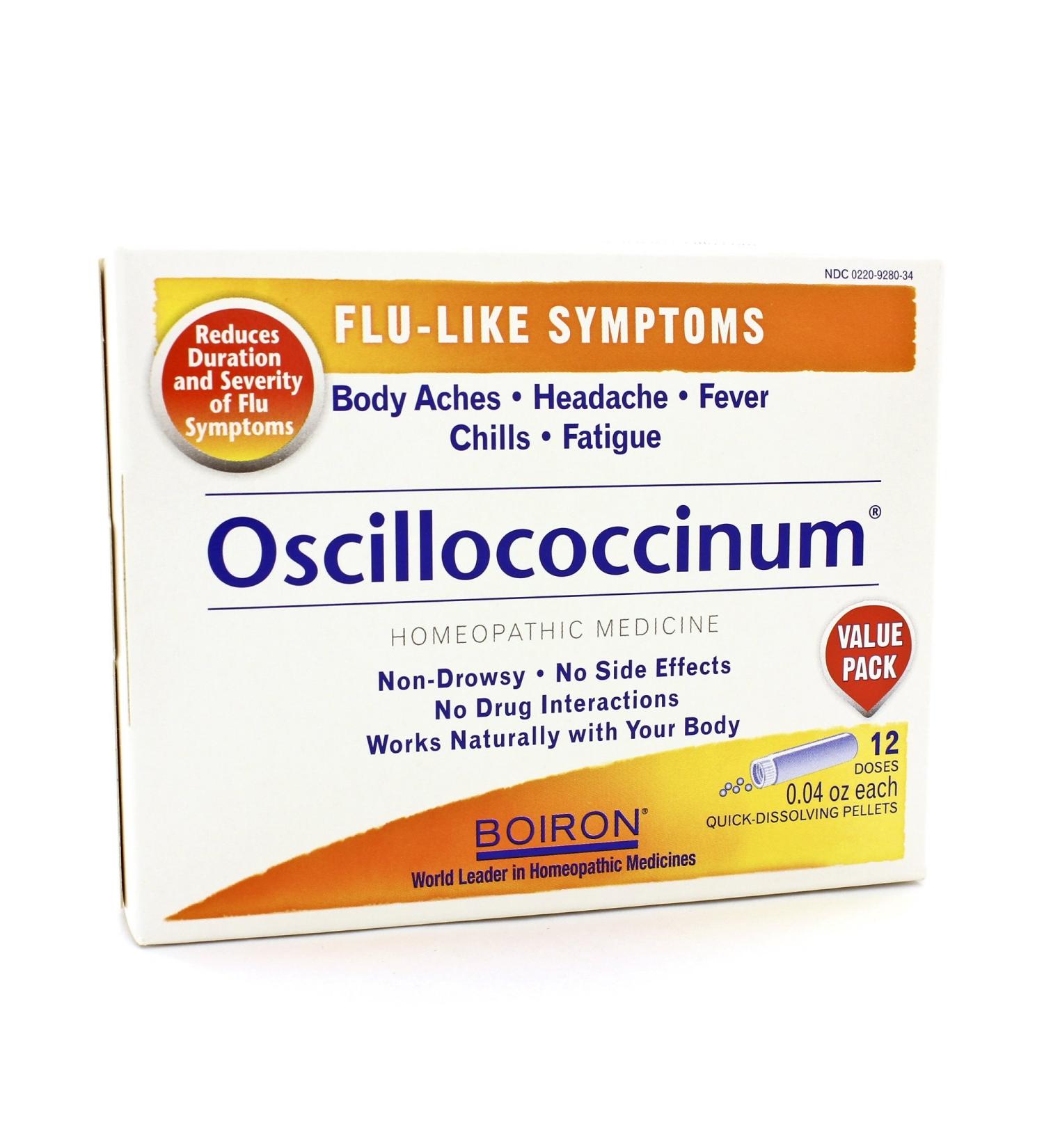 Boiron Oscillococcinum Quick-Dissolving Pellets 6 Each (Pack of 4)