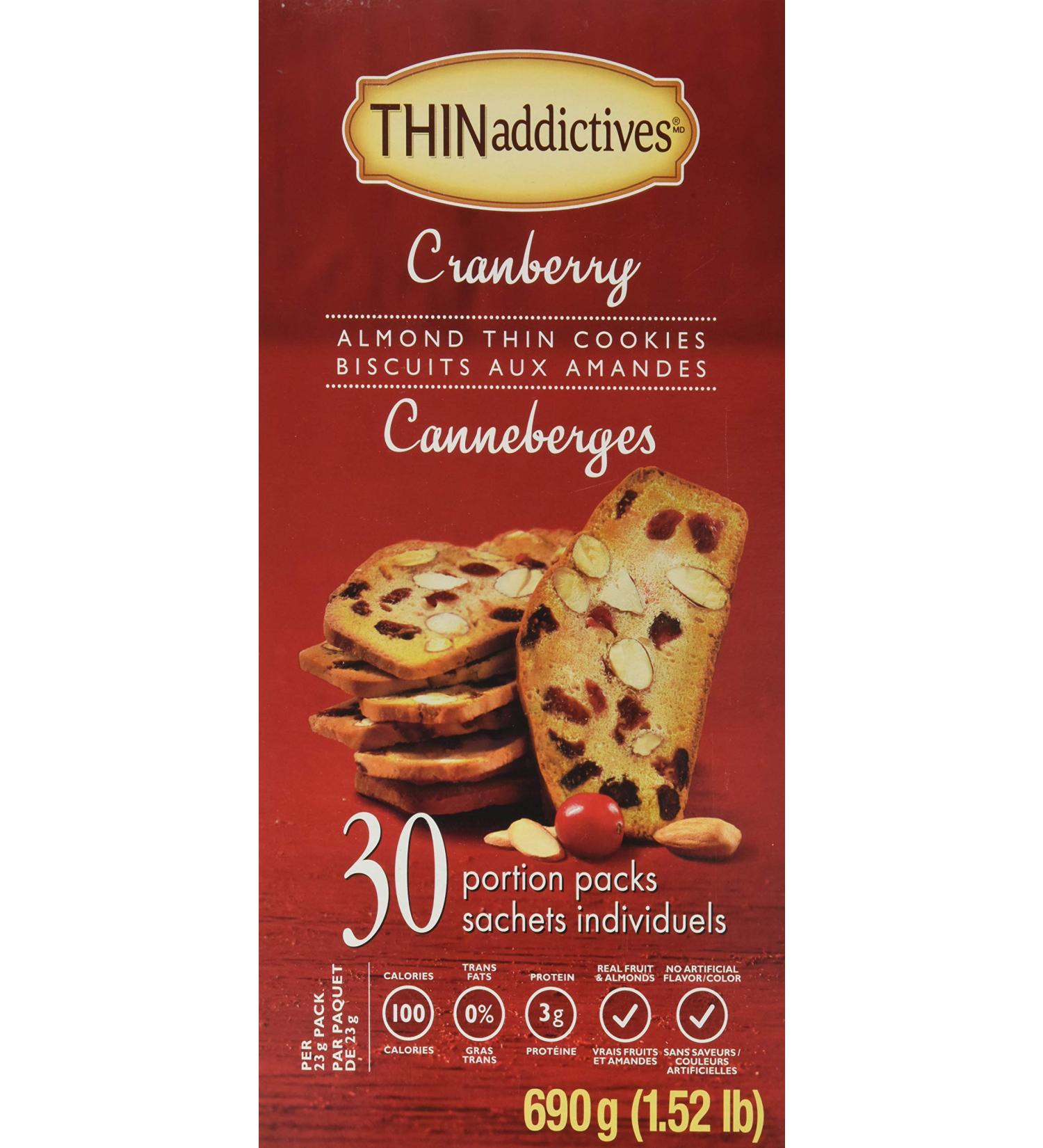 Thin addictives Cranberry Almond 690g - Buy Online on GoSupps.com