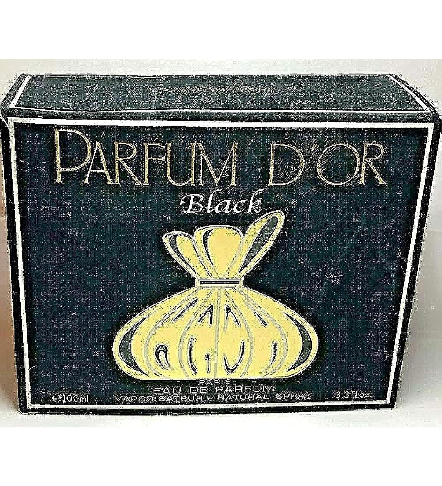 PARFUM D'OR BLACK FOR WOMEN 3.3 OZ / 100 ML EAU DE PARFUM SPRAY