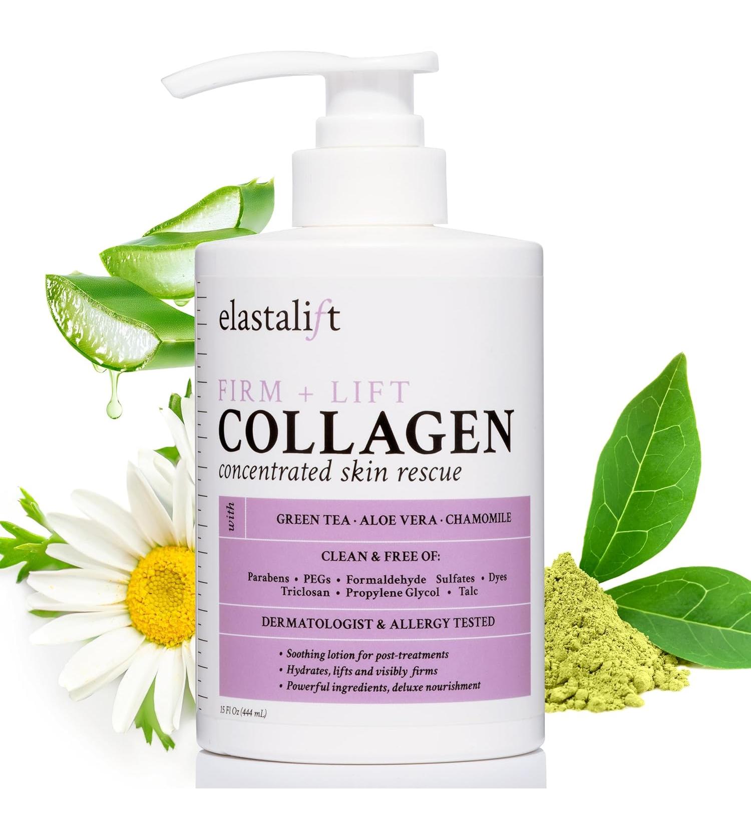 Elastalift Collagen Body Cream Moisturizing Lotion for Lifting, Firming, and Tightening Skin - Anti-Aging Collagen Body & Face Care Cream - 15 Fl Oz - Buy Online on GoSupps.com