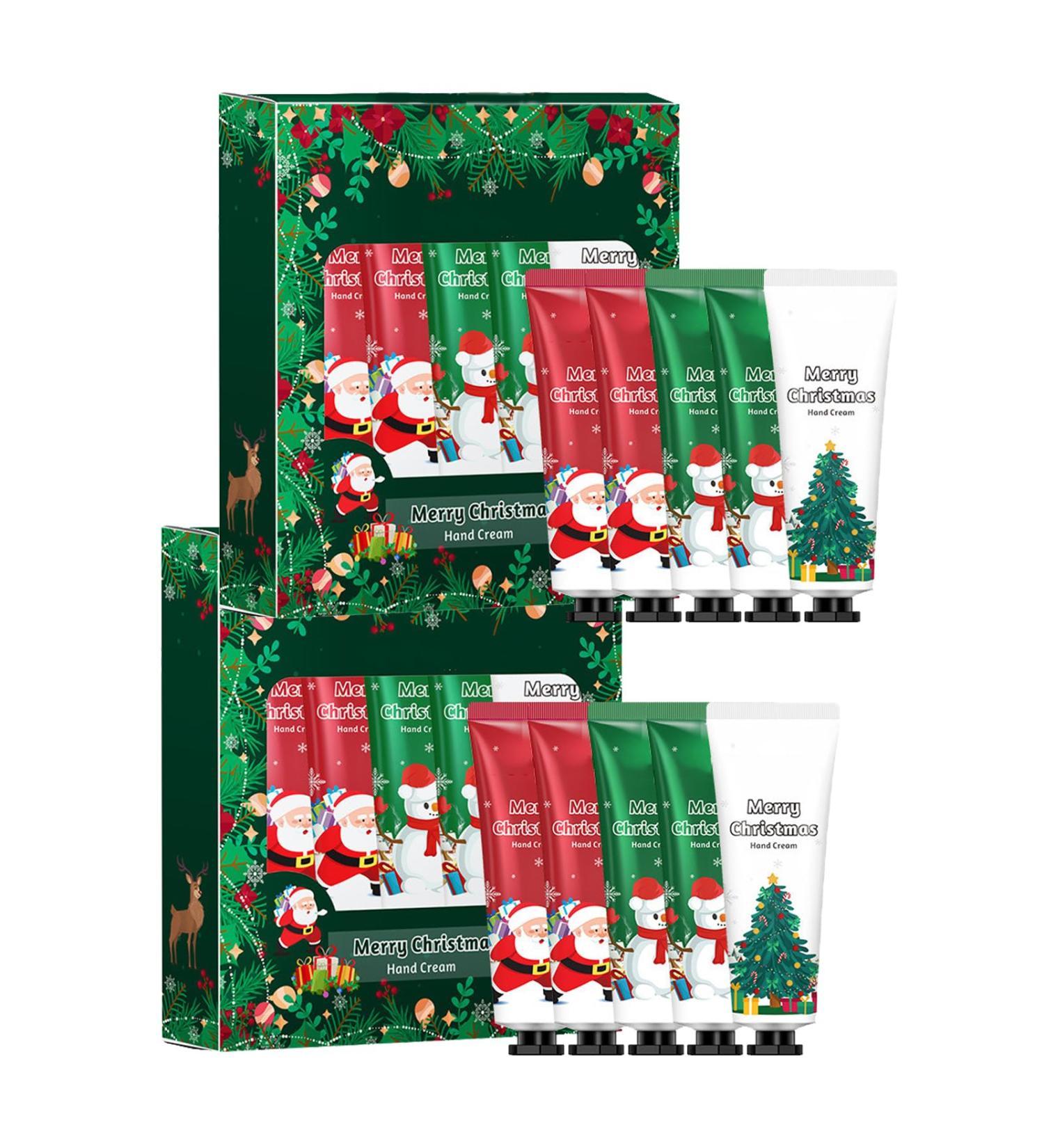 Mini hand cream for Christmas hand cream gift set 5piece hand creams set winter hand creams set Christmas set for men and women care moisture care 2 - Buy Online on GoSupps.com