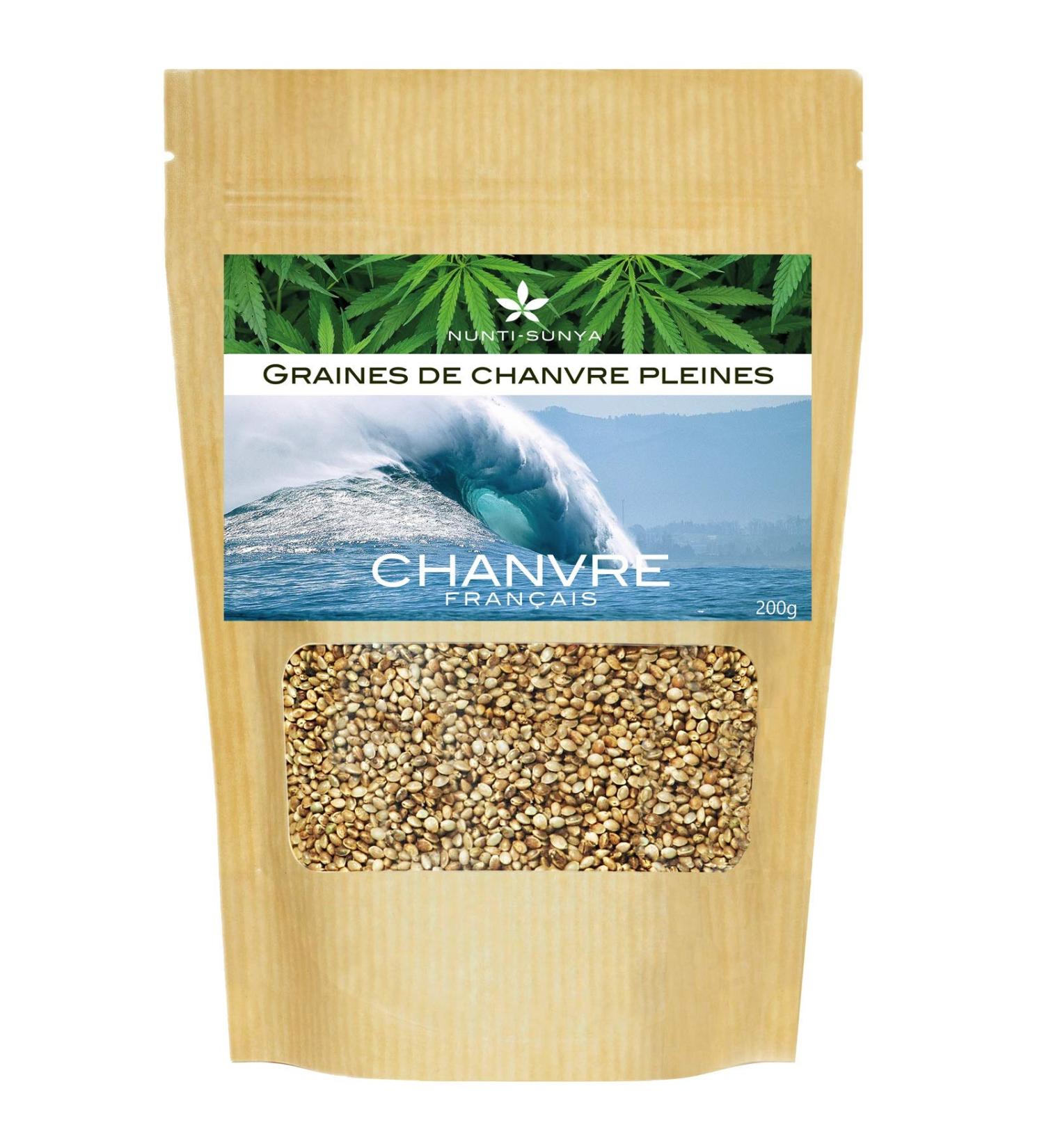 Nuntisunya Whole Hemp Seeds 200 g